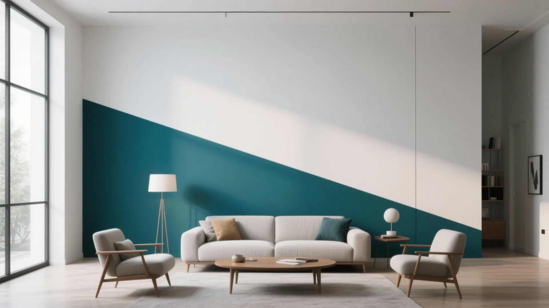 6. Two-Tone Color Block