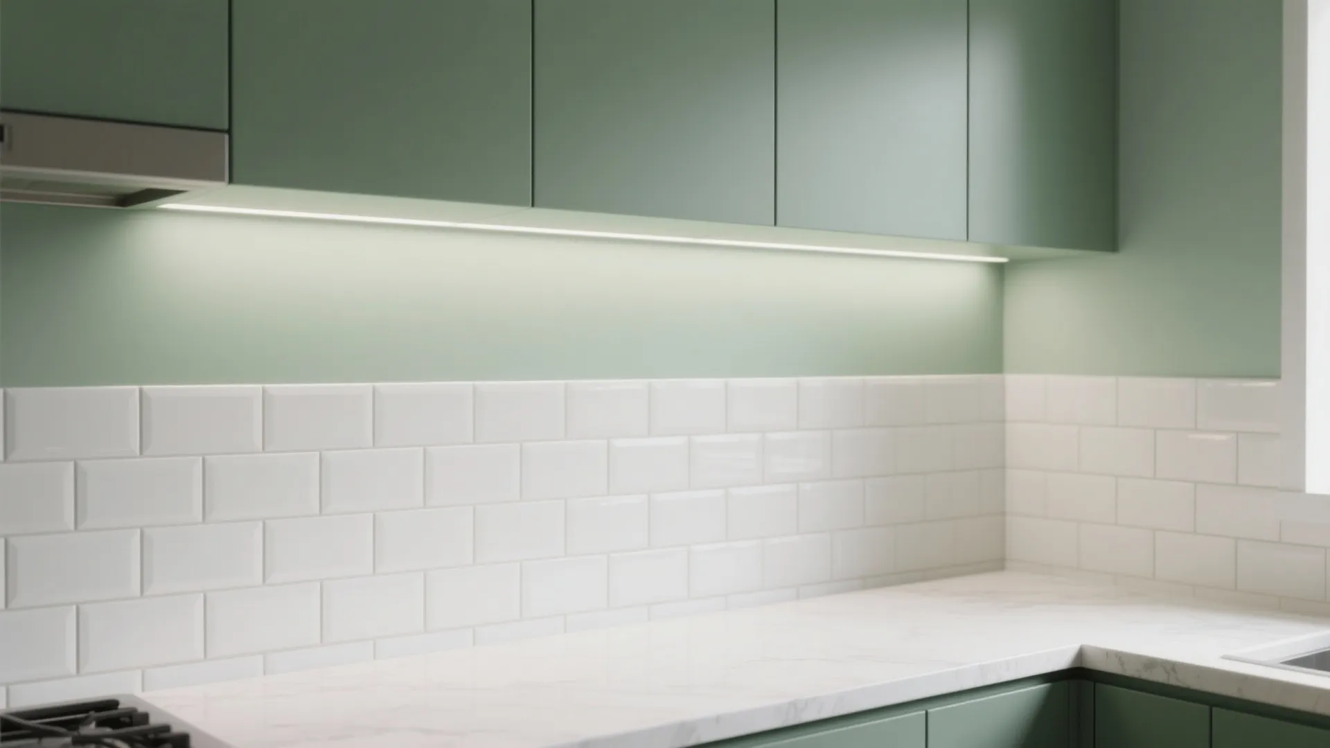 7. Two-Tone Backsplash