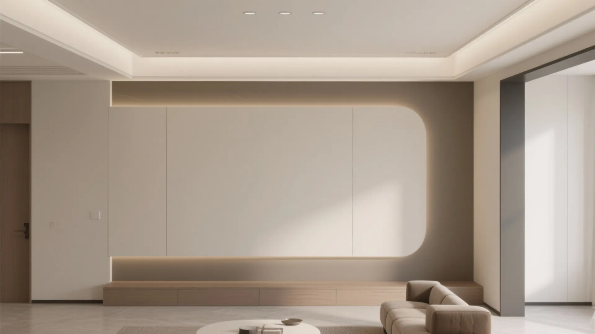 Two-Tone Perimeter Band to Lift the Height