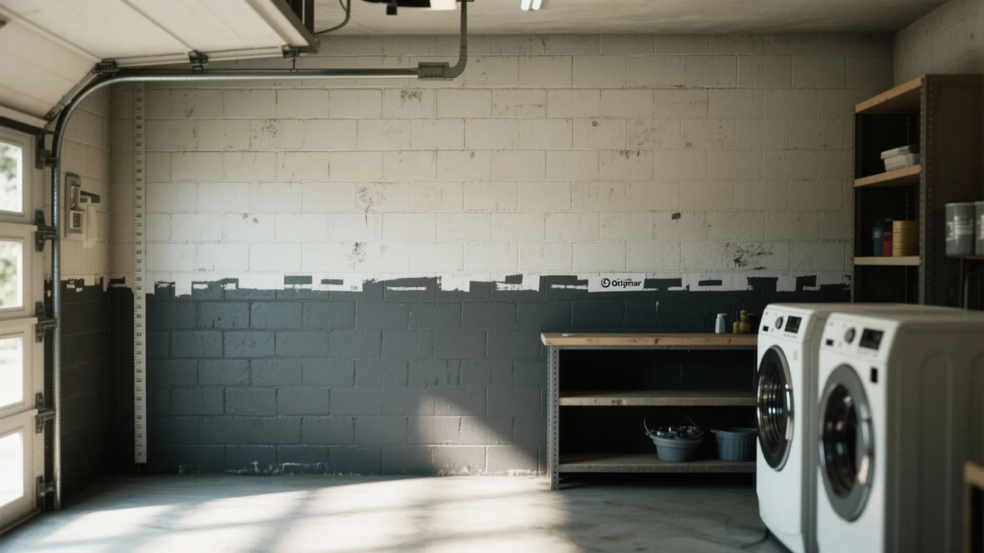 2. Two-tone horizontal bands to change proportions