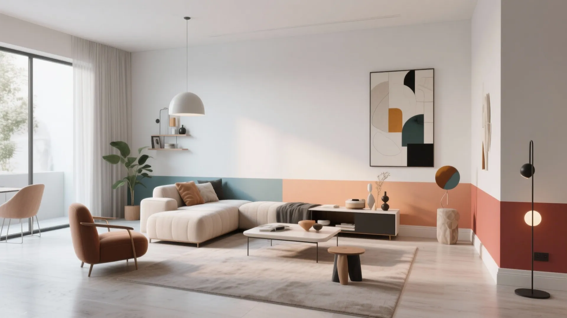 Two-Tone Painted Baseboards