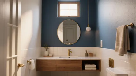 5 Two-Tone Bathroom Wall Ideas