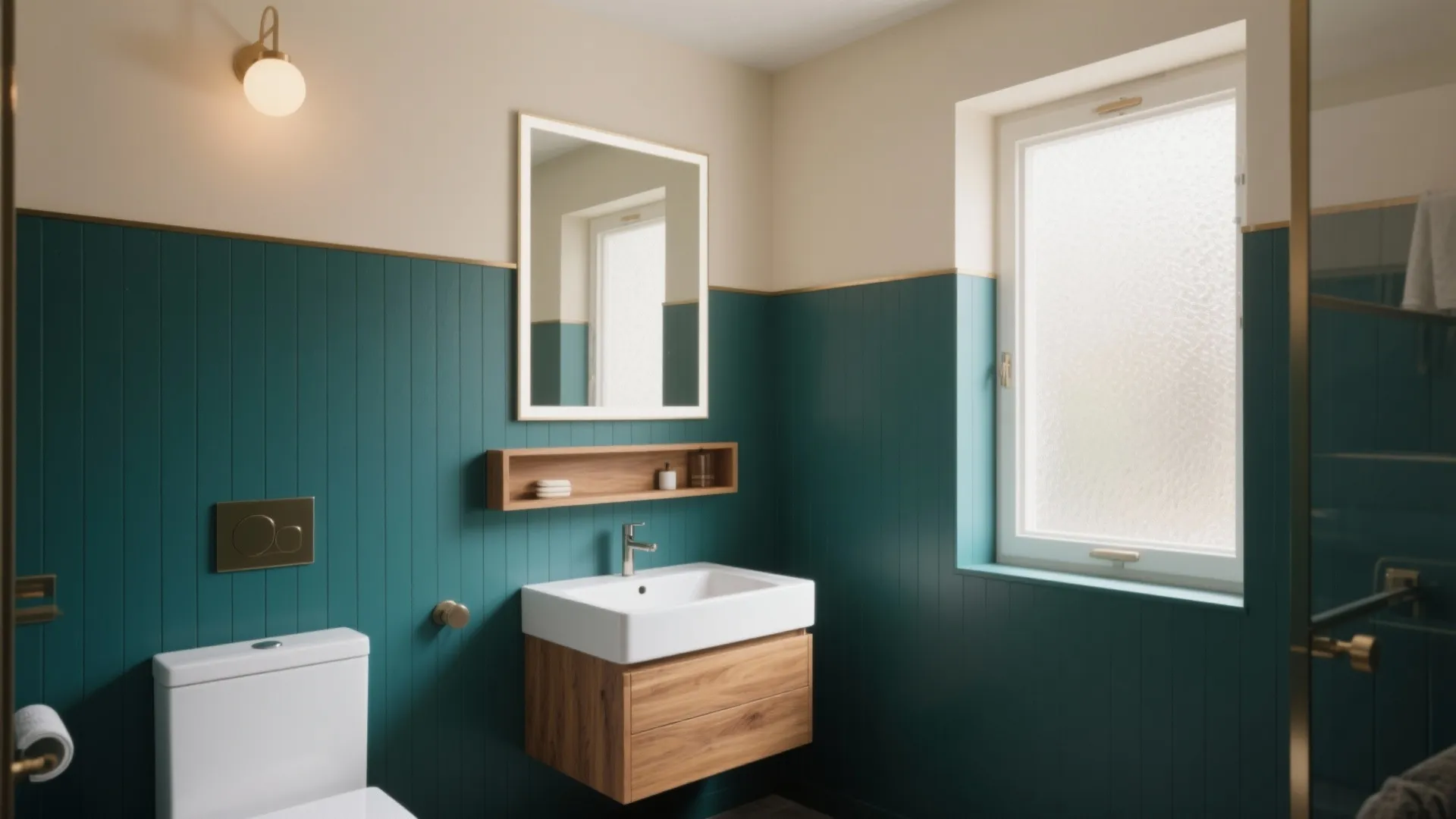5 Two-Tone Bathroom Ideas for Small Spaces: Creative two-tone bathroom ideas I’ve used to make tiny baths feel luxurious and functional