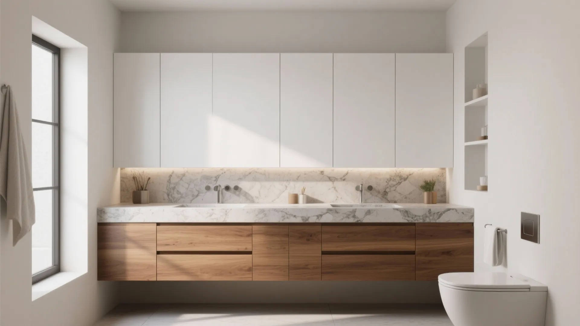 4. Two-Tone Cabinet Finishes