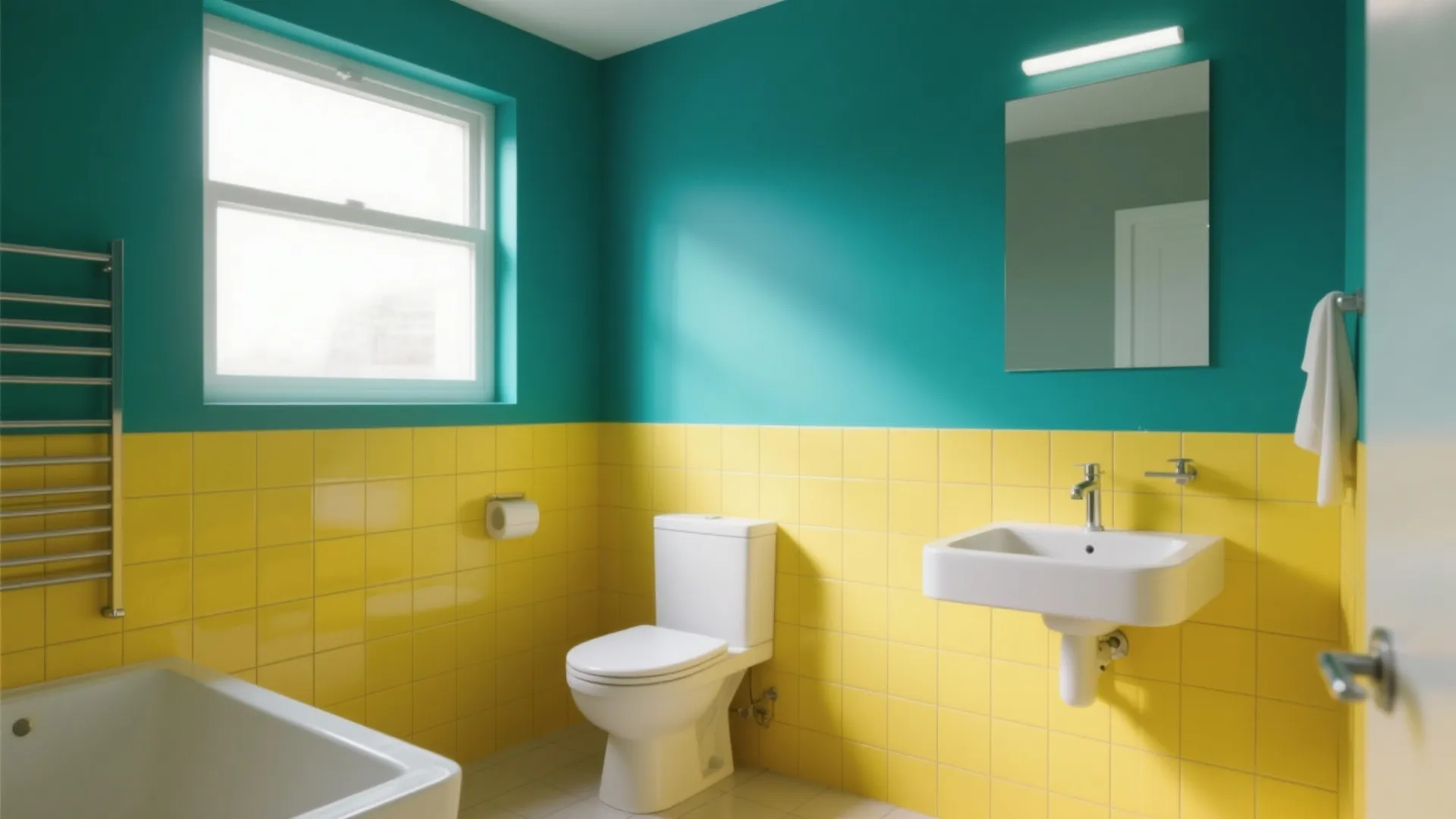 Two Tone Paint Ideas for Bathrooms: Creative Ways to Use Two Tone Paint in Your Bathroom