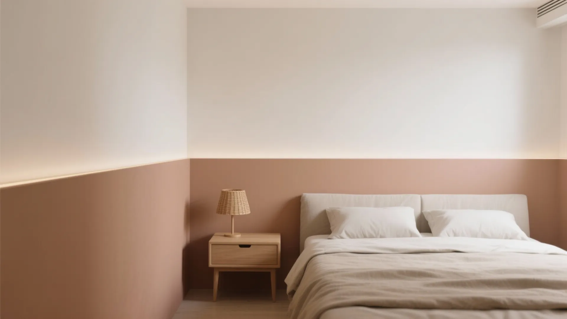 Two-Tone Walls With Calm Color Blocking