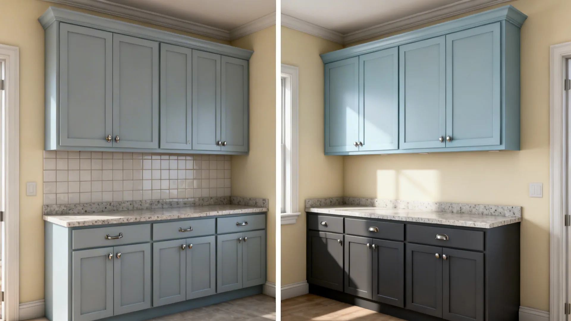 Two-Tone with High-Contrast Uppers