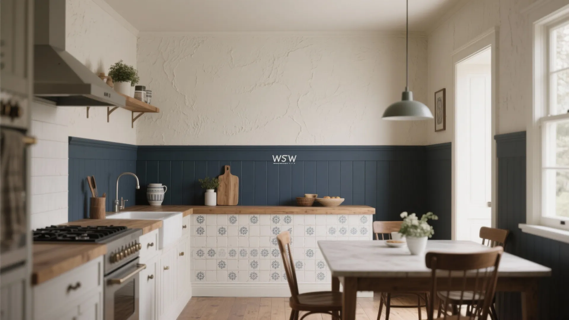 3. Two-Tone or Block Color to Distract and Define