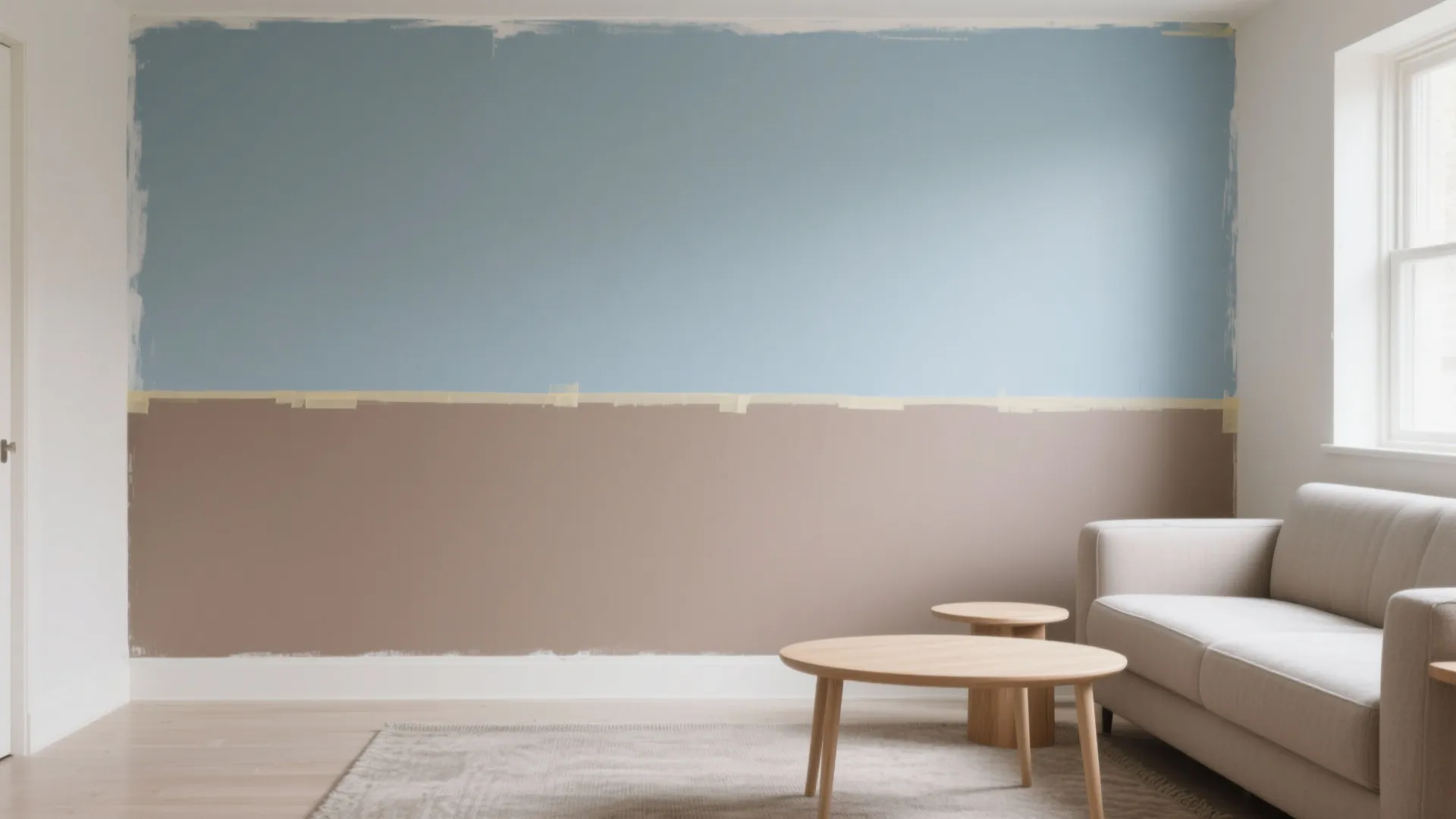 Two-Tone Color Blocking with Clean Edges