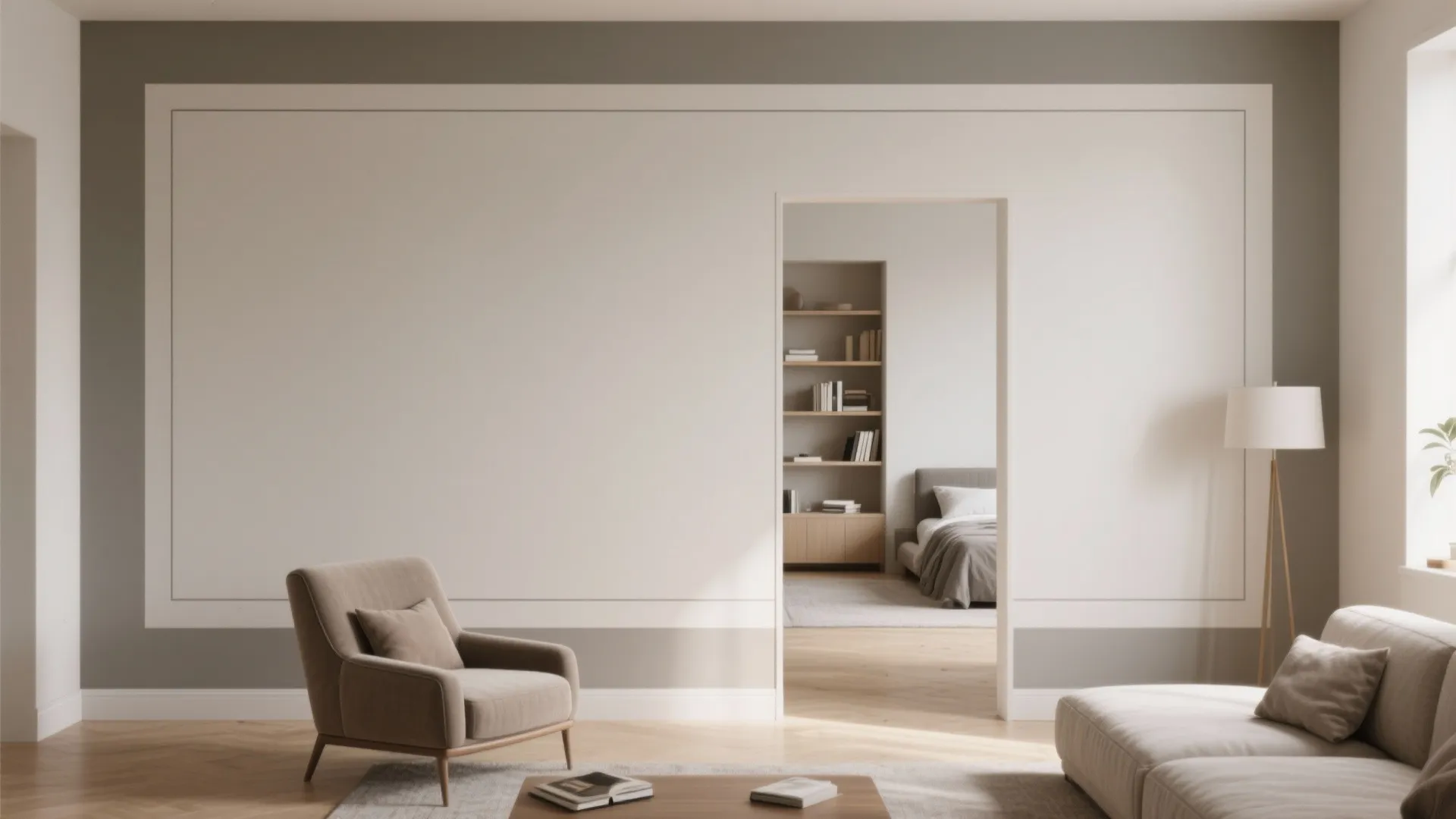 Framing Zones with Two-Tone Stencil Borders