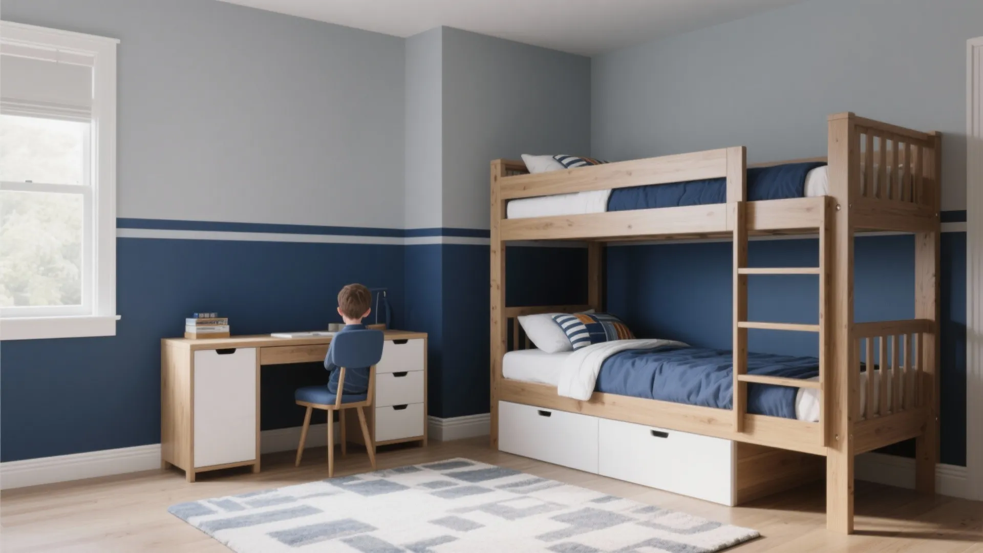 Two-Tone Color Blocking