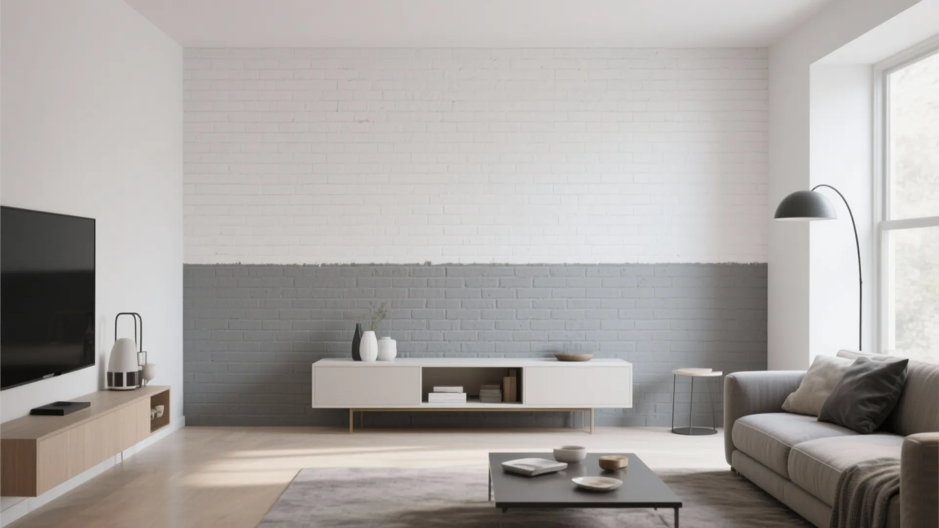 Two-Tone Brick Accent