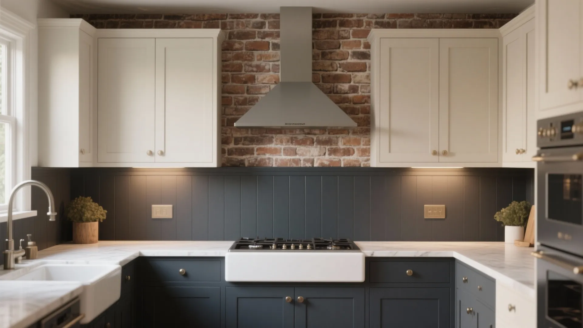 3. Two-Tone or Half-Paint: Modern Cottage Vibe