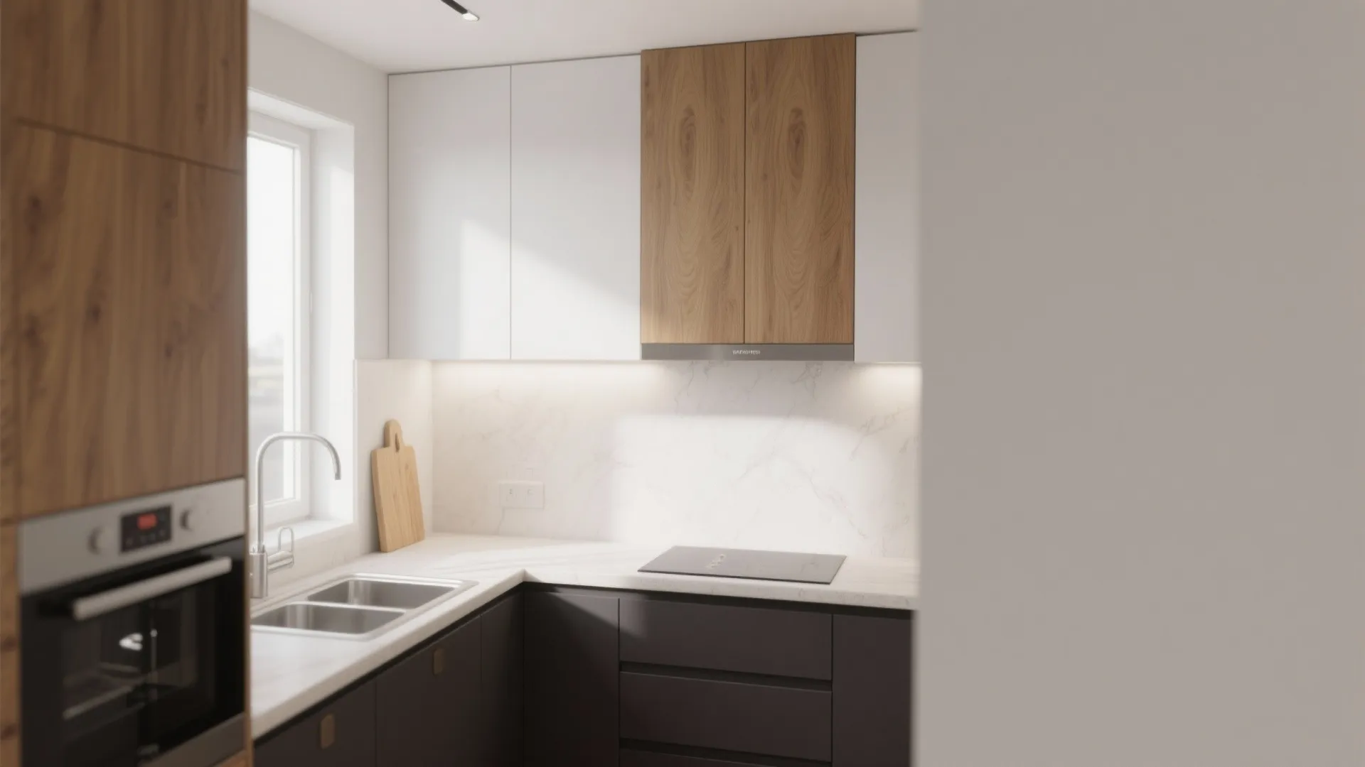 9. Two-Tone Cabinetry