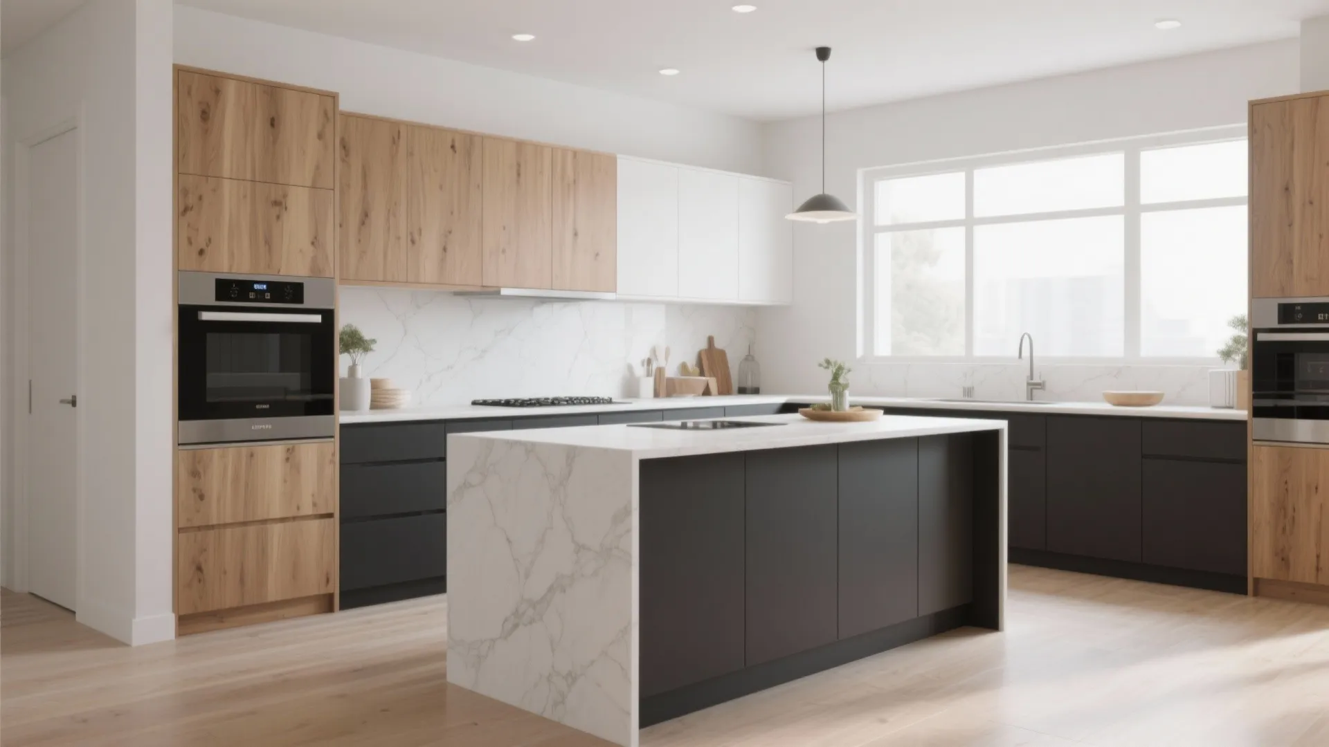 8. Two-Tone Cabinetry