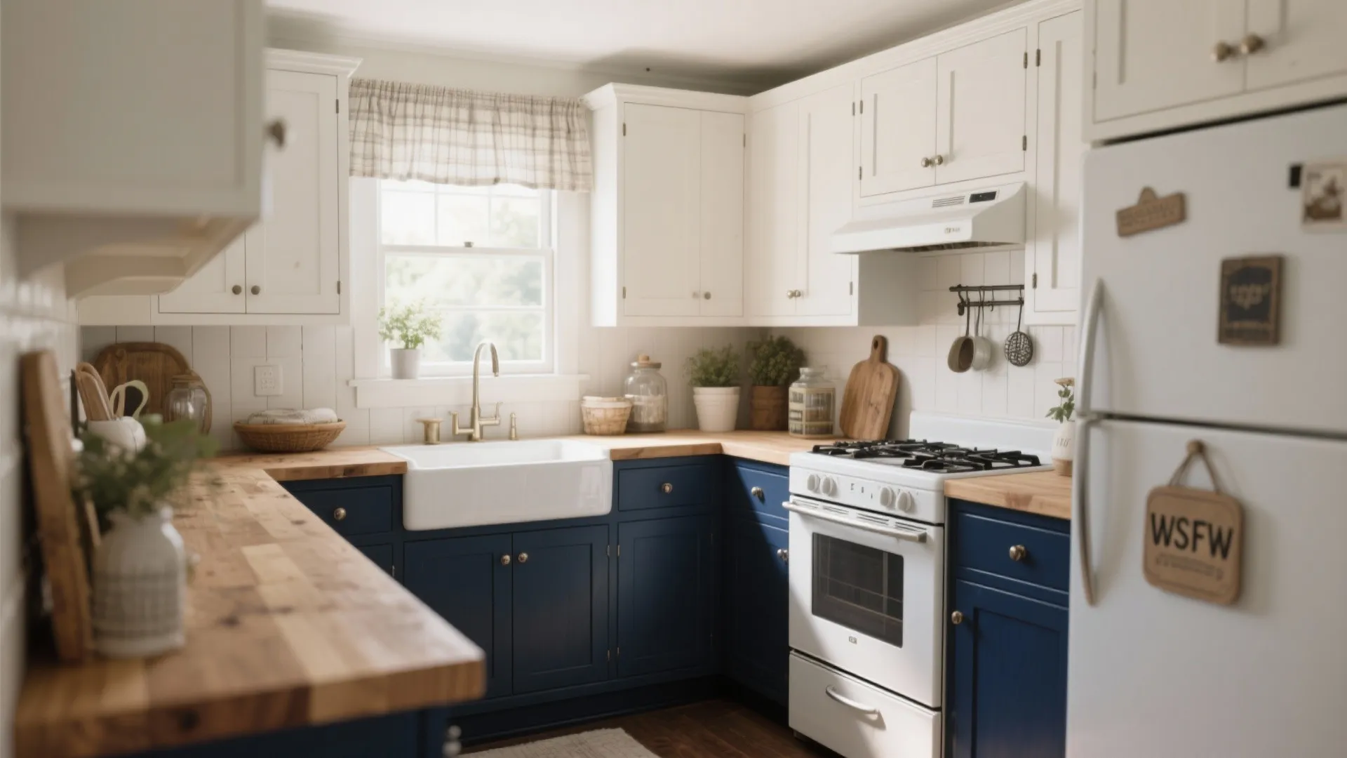 5. Two-Tone Cabinet Colors