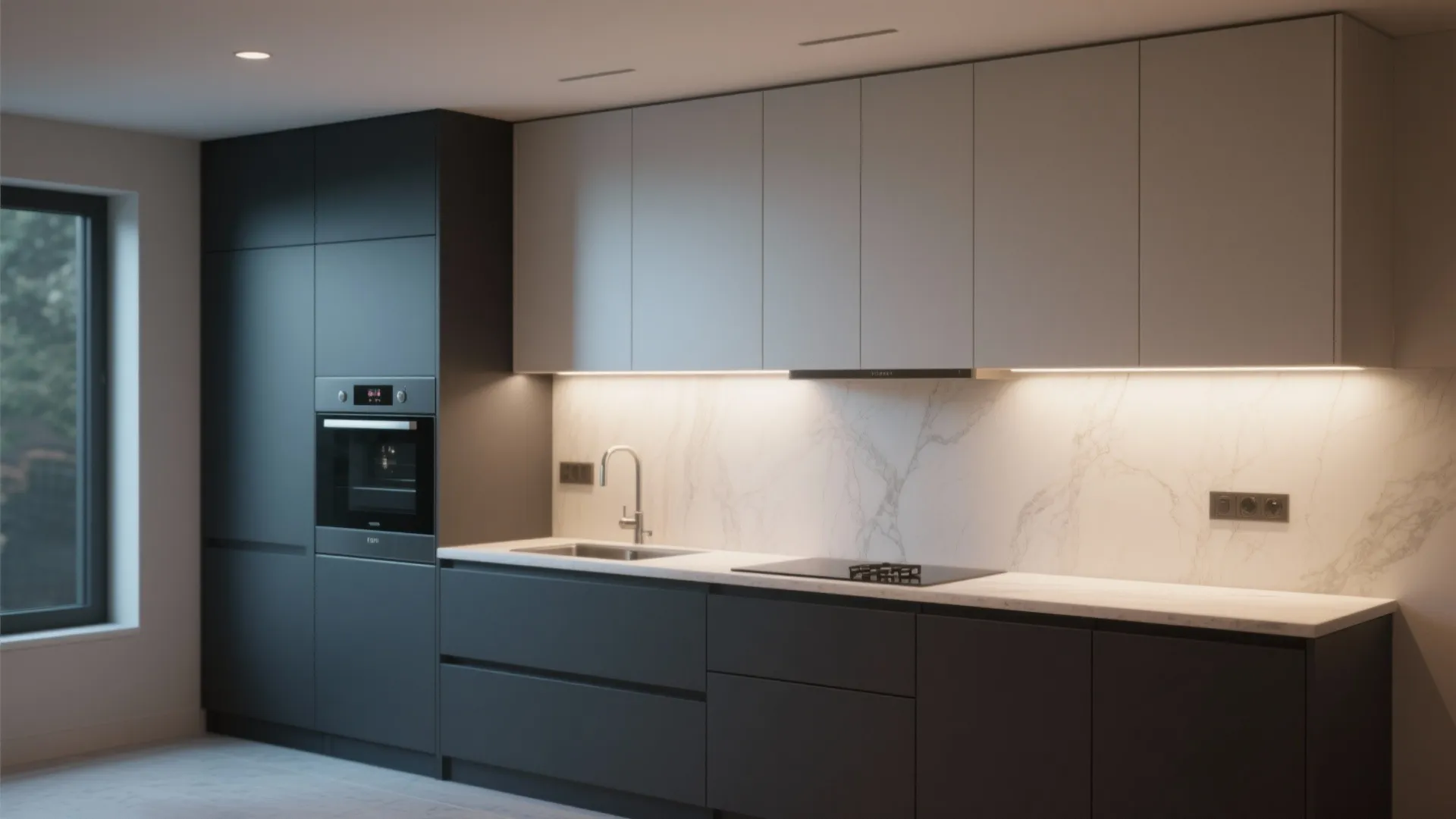 3. Two-Tone Cabinet Colors