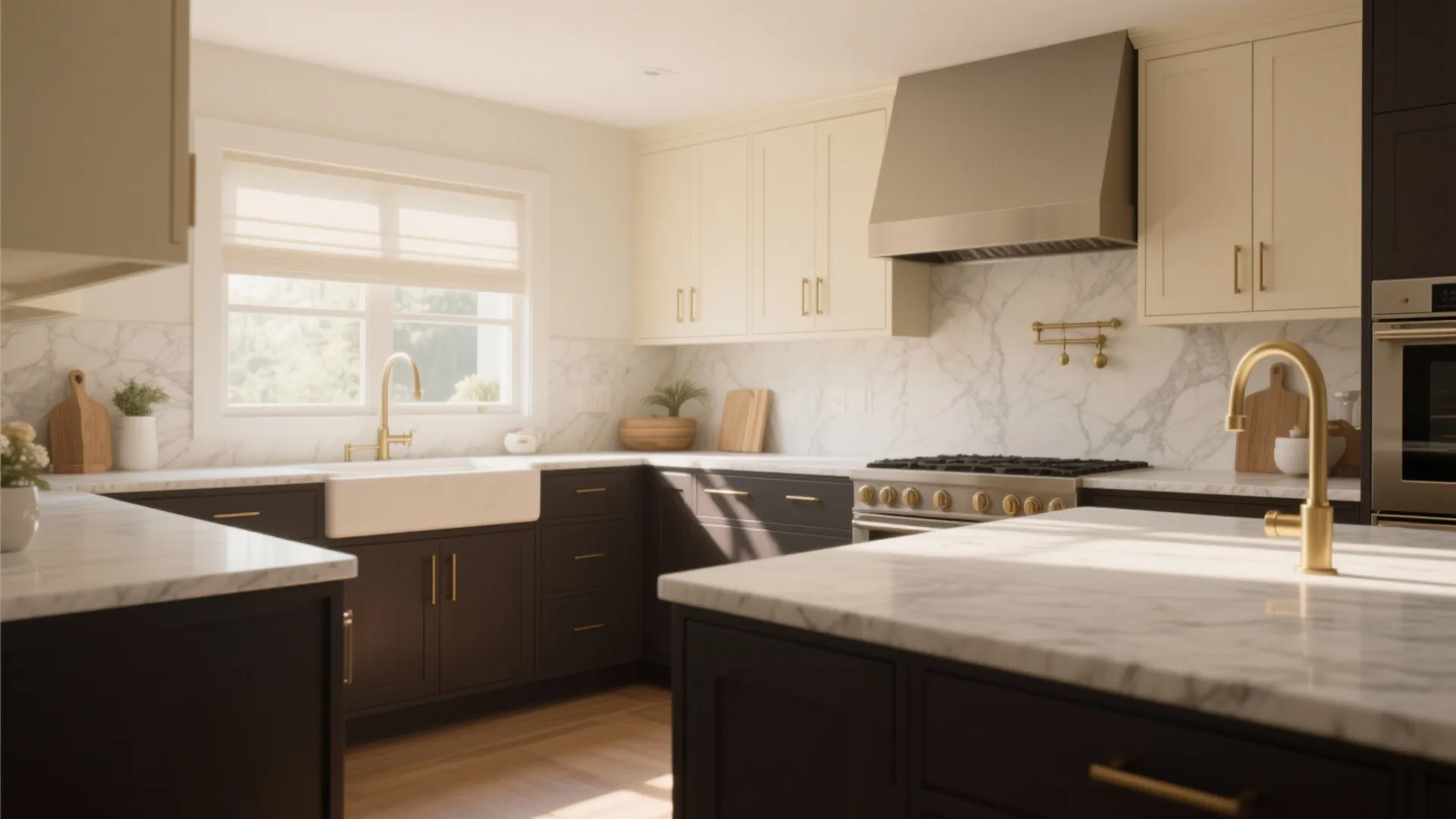 4. Two-Tone Cabinet Colors