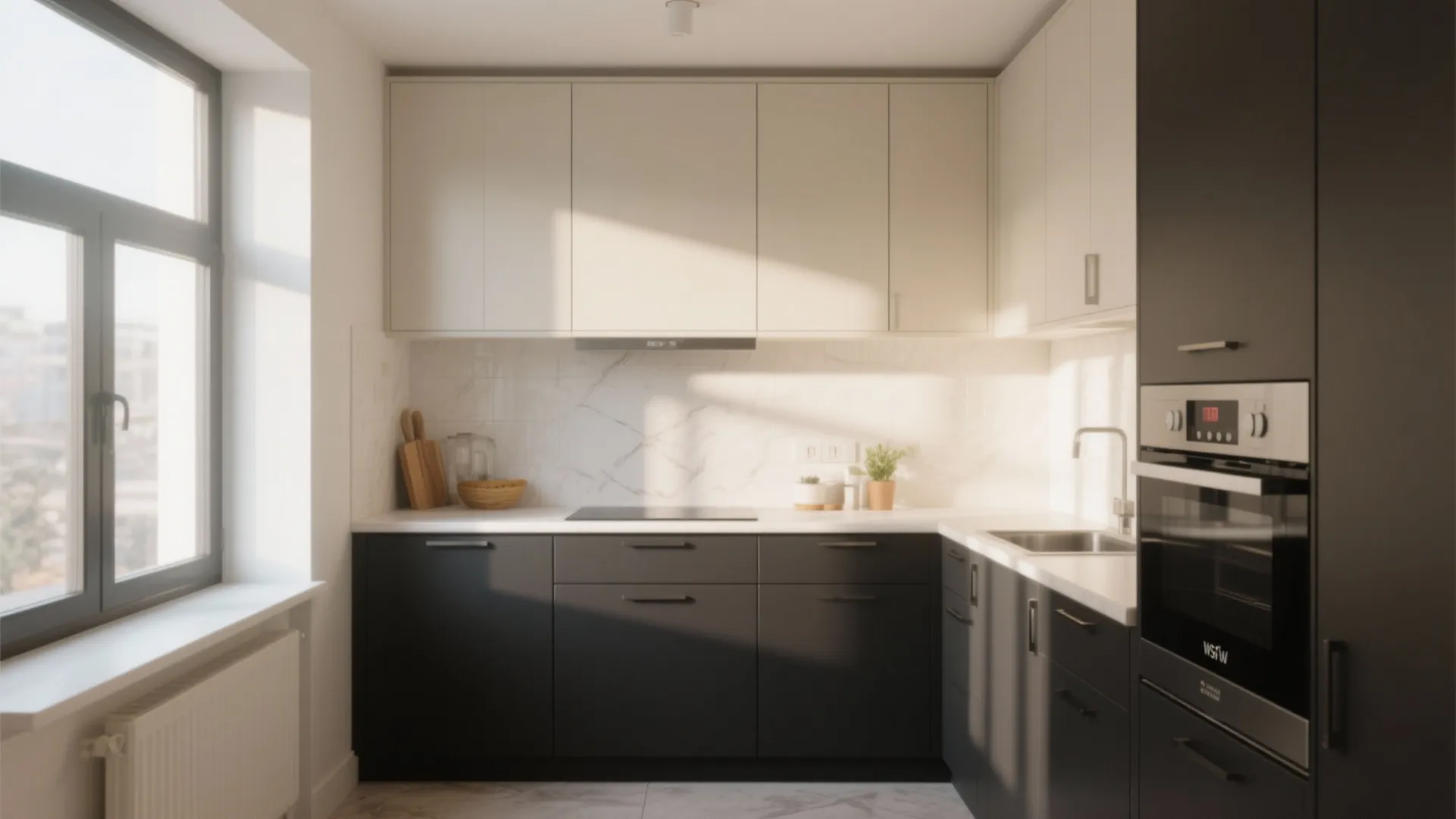 3. Two-Tone Cabinets