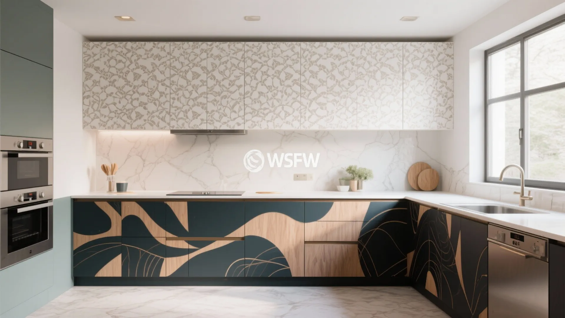 8. Two-Tone Split Design