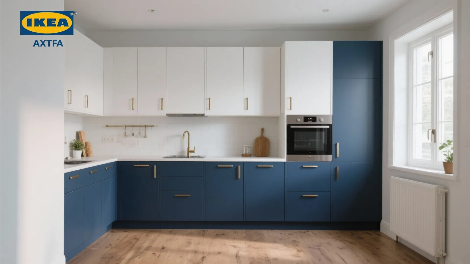 7. Two-Tone Cabinets