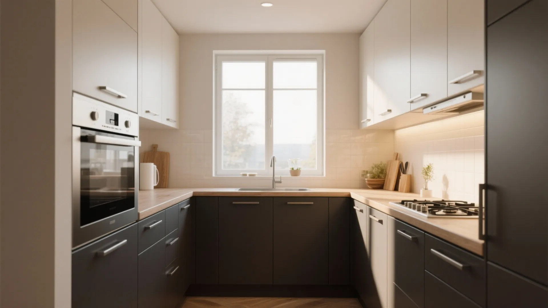 Tip 5: Two-Tone Cabinetry