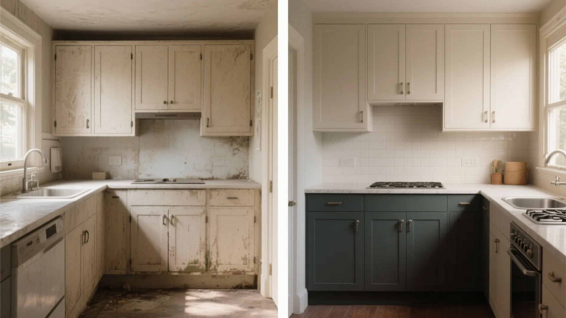 [Section: Two-Tone Cabinets for Depth]
