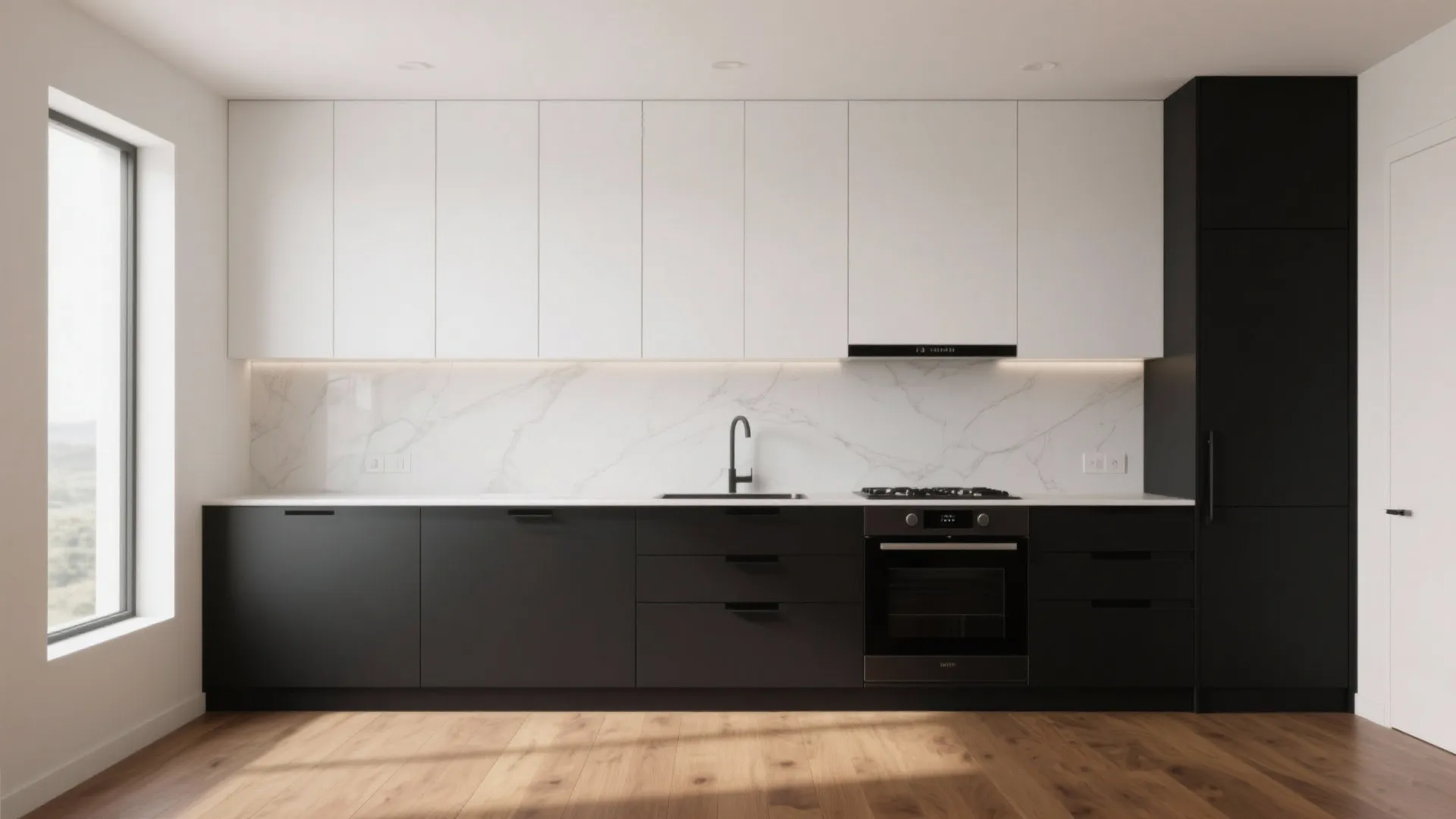 2. Two-Tone Cabinetry