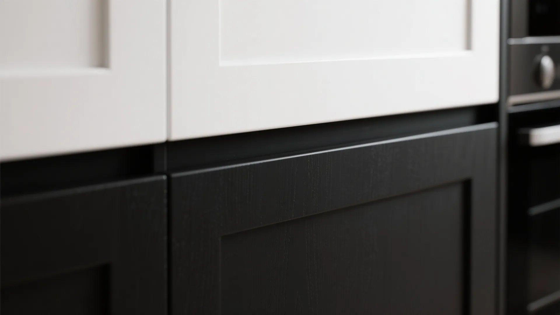 1. High-Contrast Two-Tone Cabinets