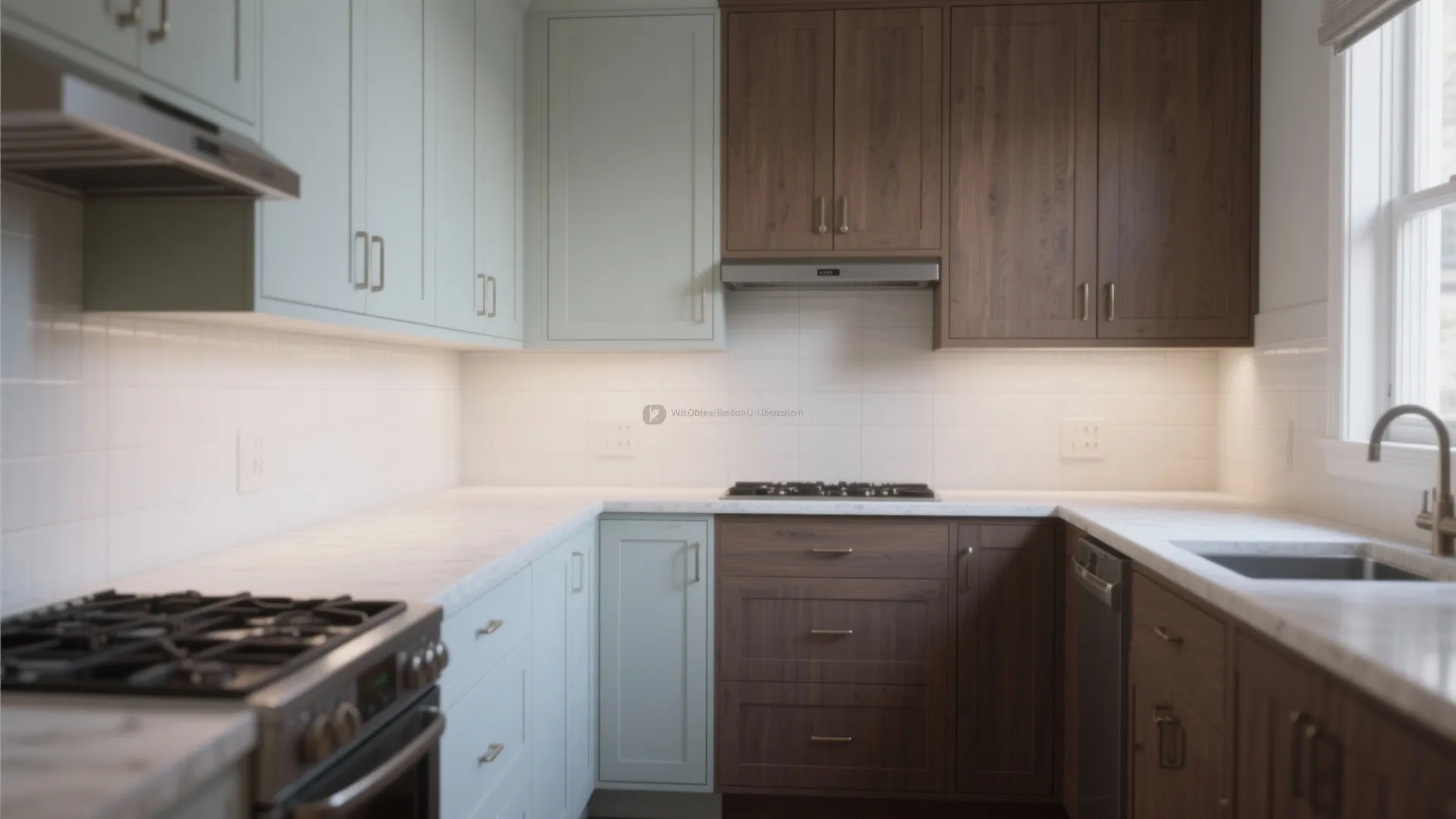 3. Two-Tone Cabinets for Visual Depth