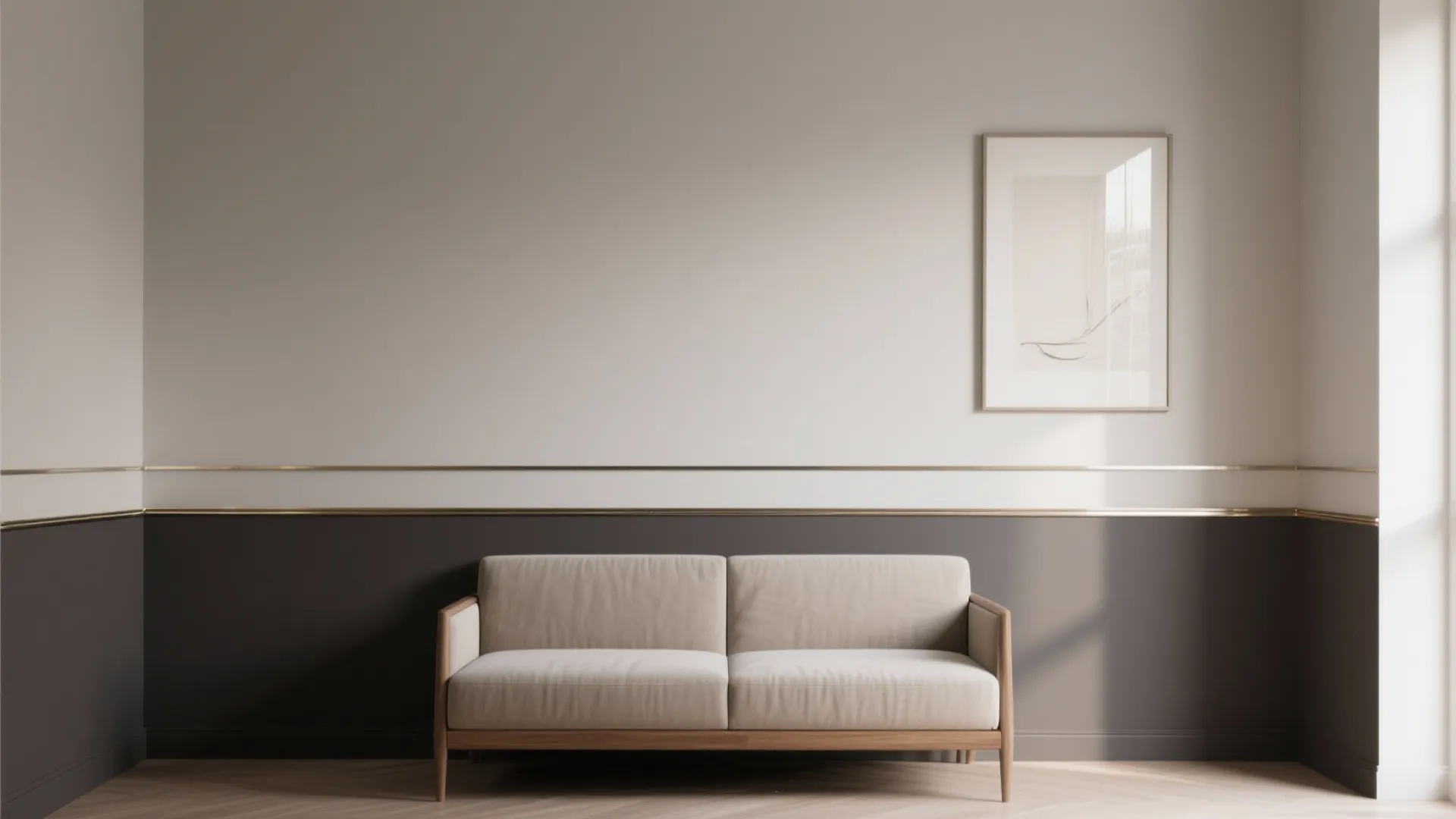 Two-Tone Walls, Wainscoting & Accent Lines