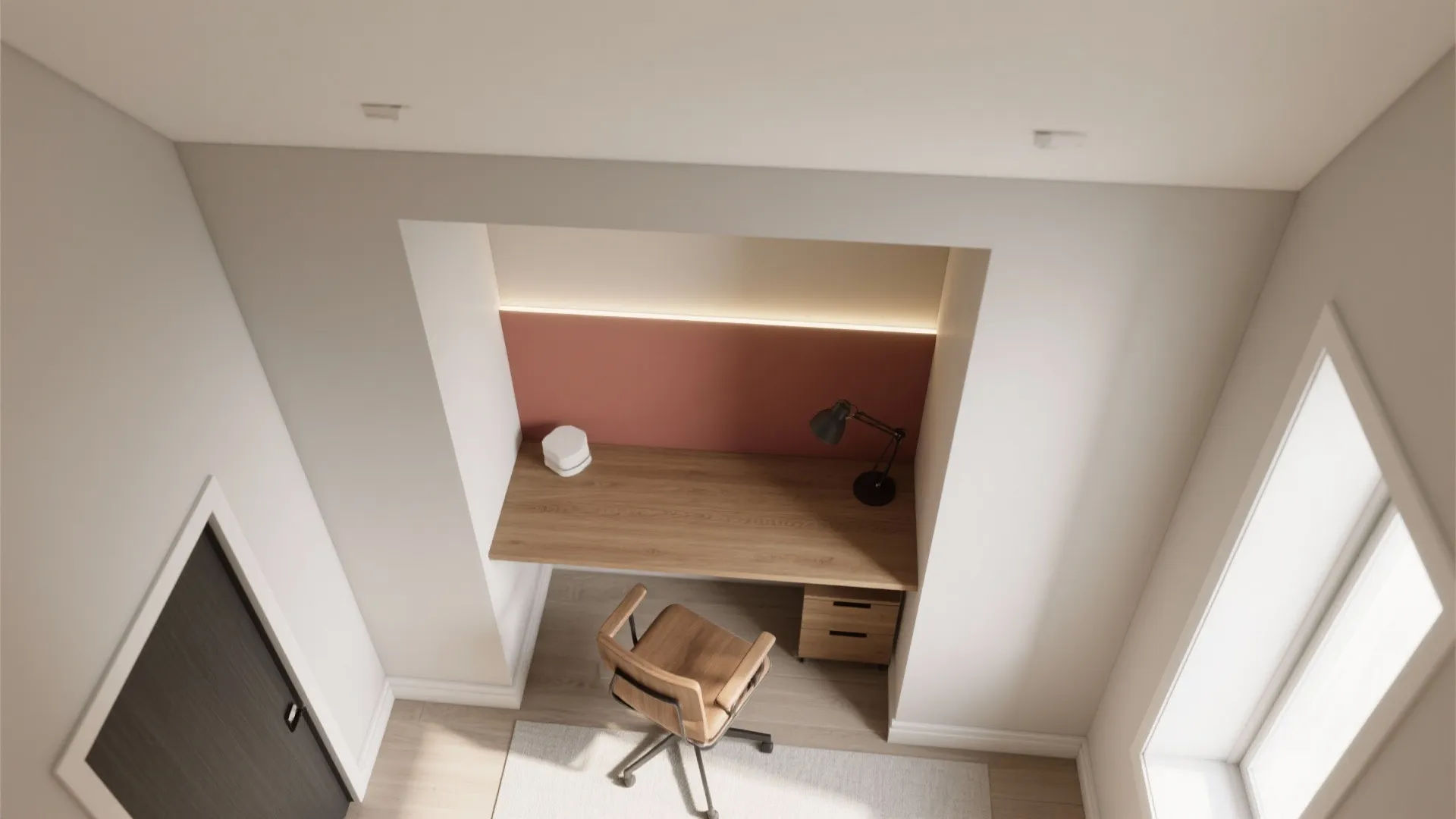 Two-Tone Ceiling and Wall Tricks for Height and Light