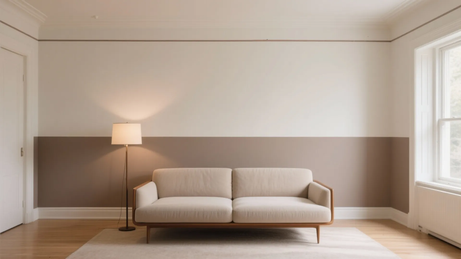 4. Two-tone walls to lift ceilings