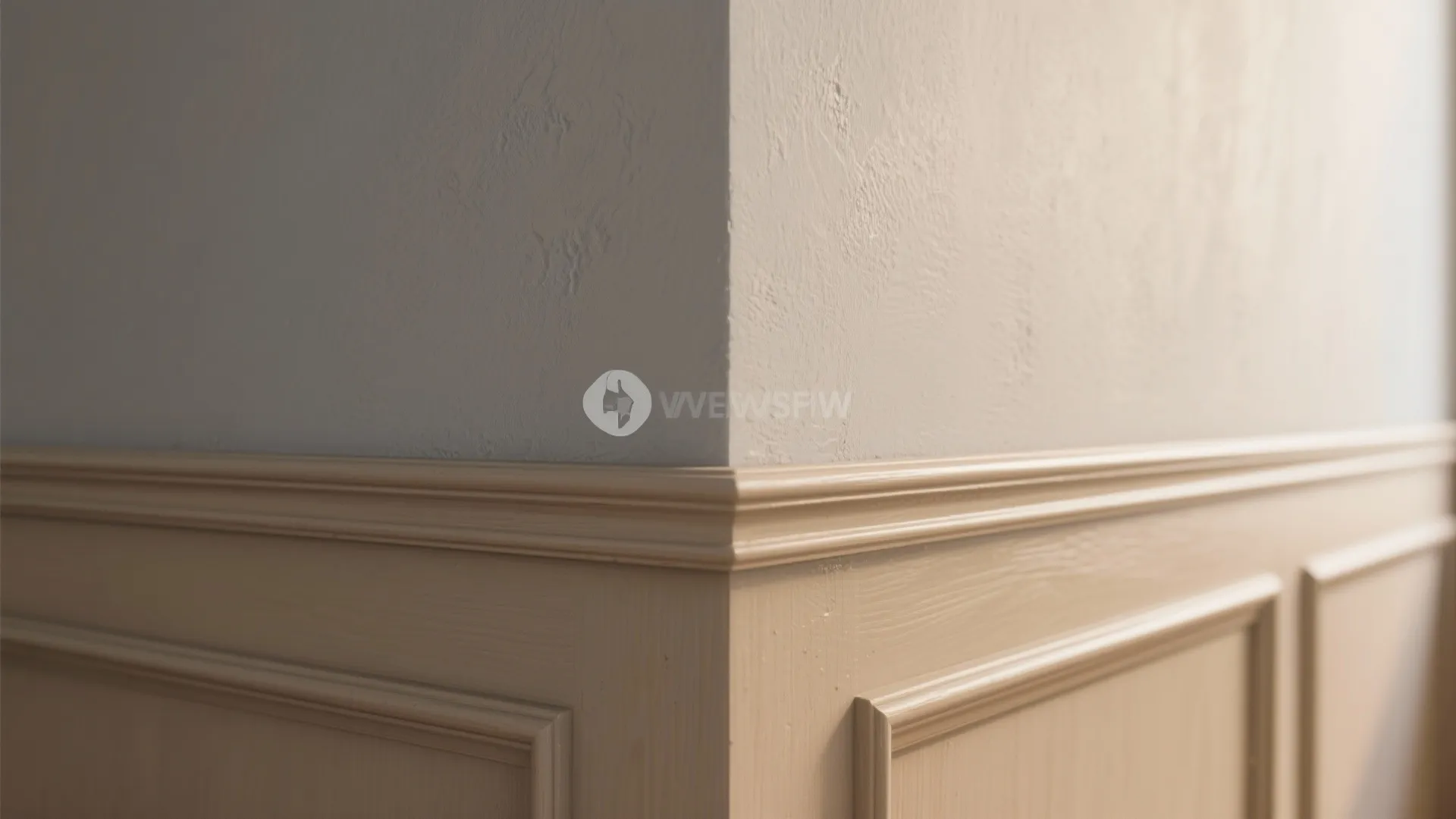 5. Subtle Two-Tone with Chair Rail