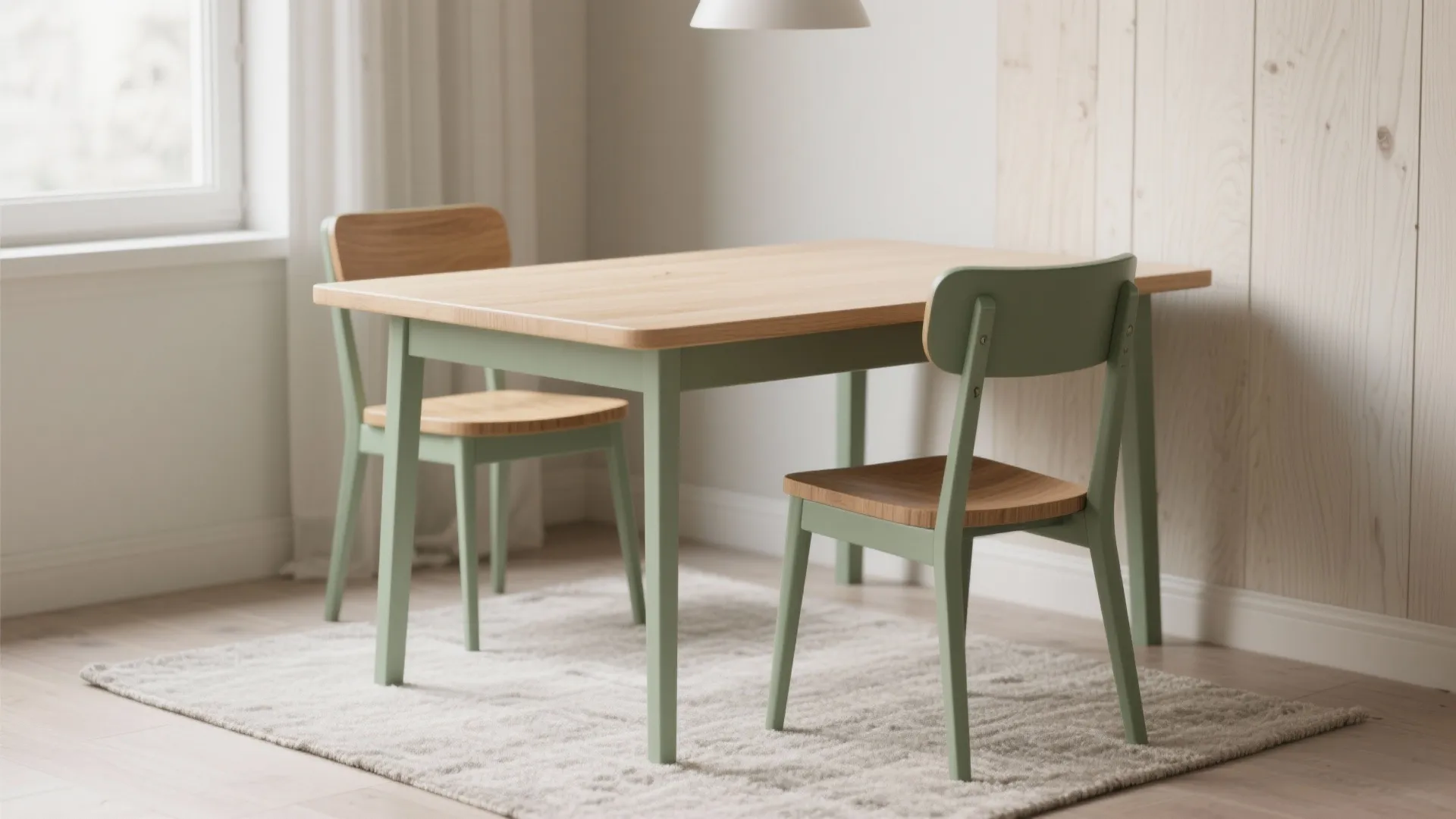 1. Two-Tone Chair Frames