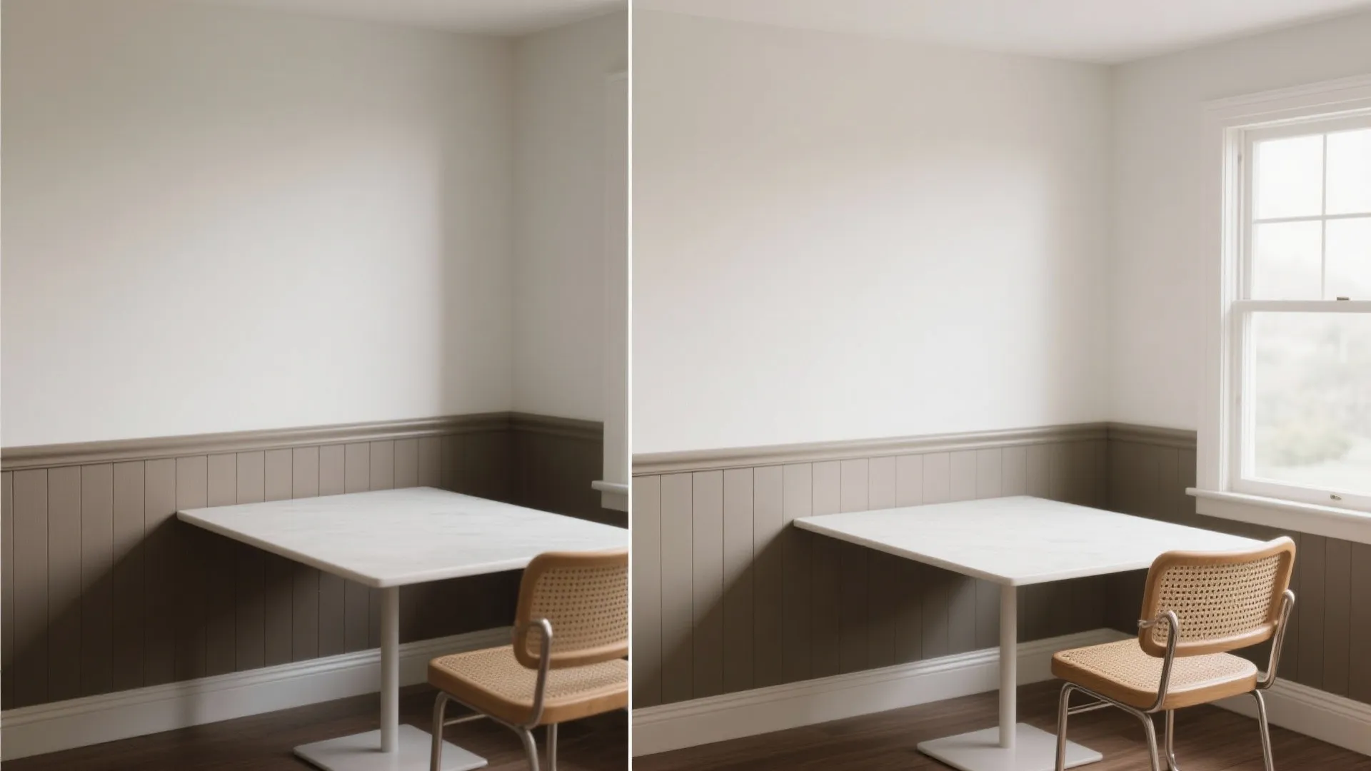 Idea 3: Soft two-tone to “stretch” height