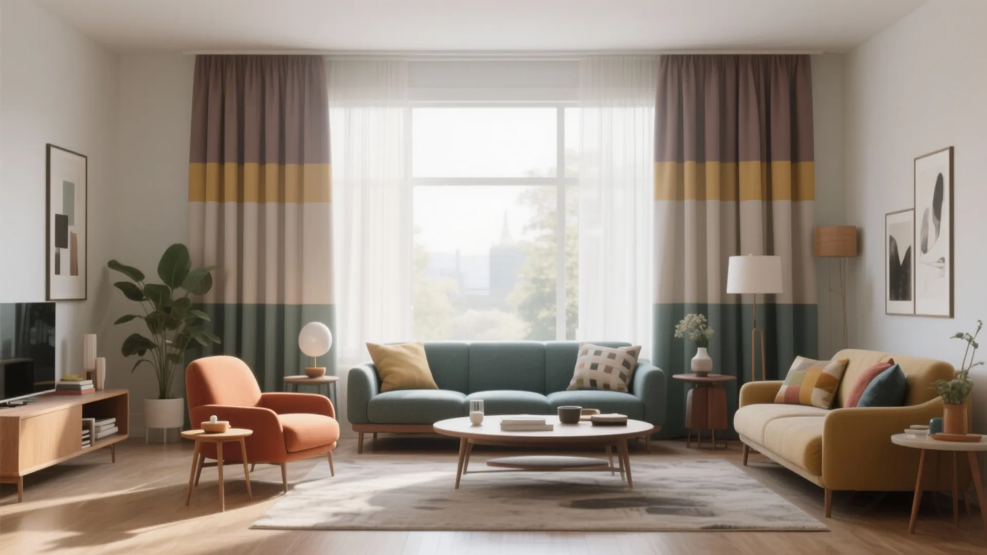 5. Two-Tone Color Blocking