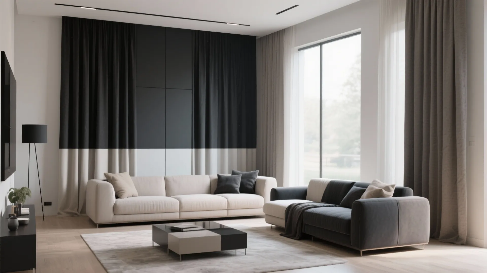 6. Two-Tone Color Blocking