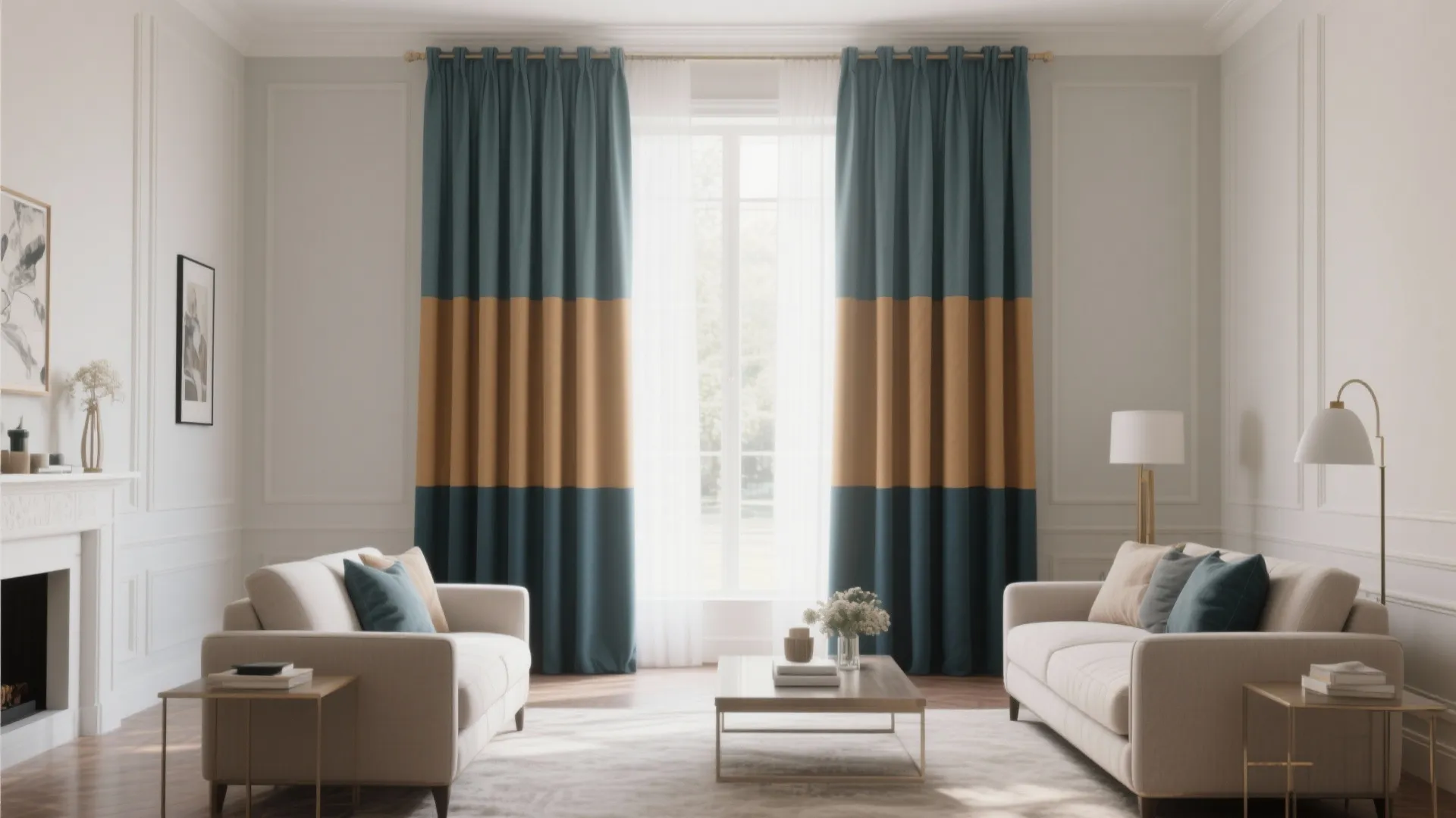 Two‑Tone Color Blocking