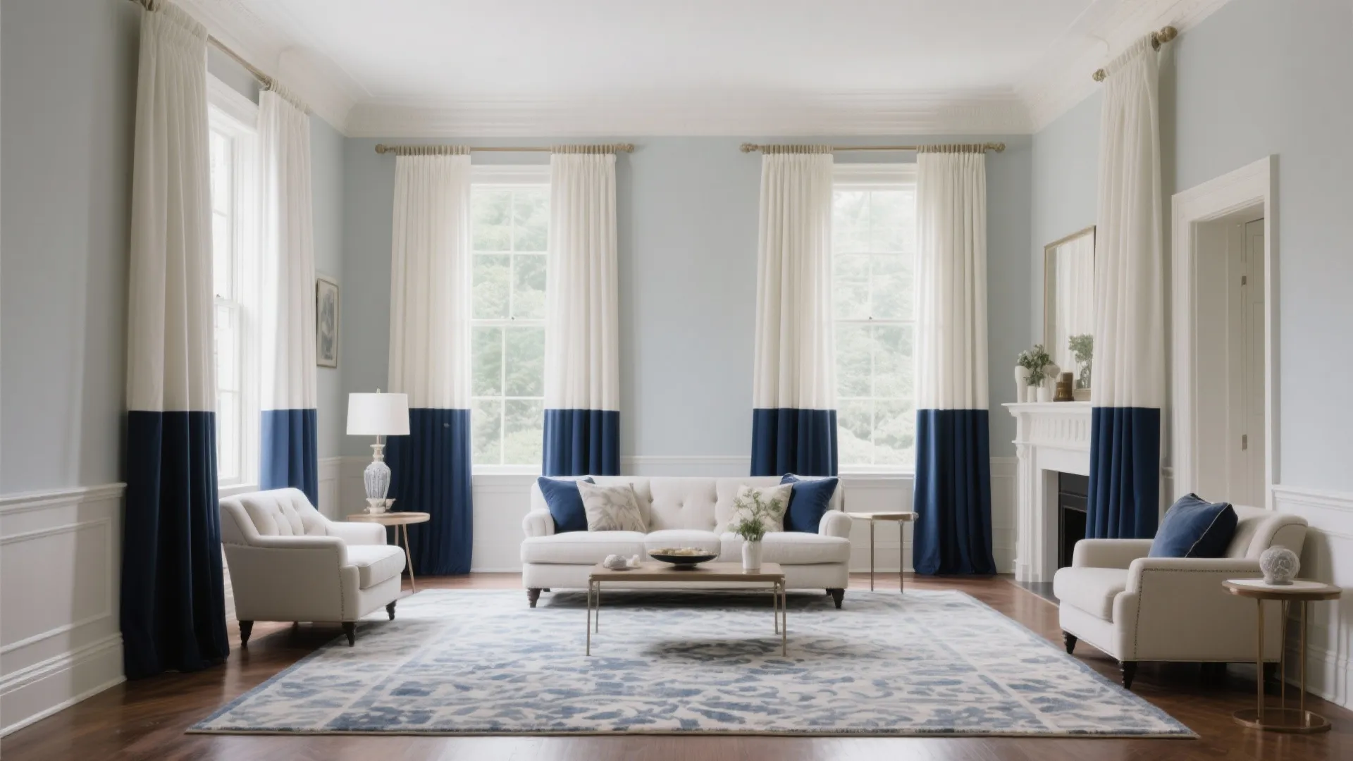 6. Two-Tone Color Blocking