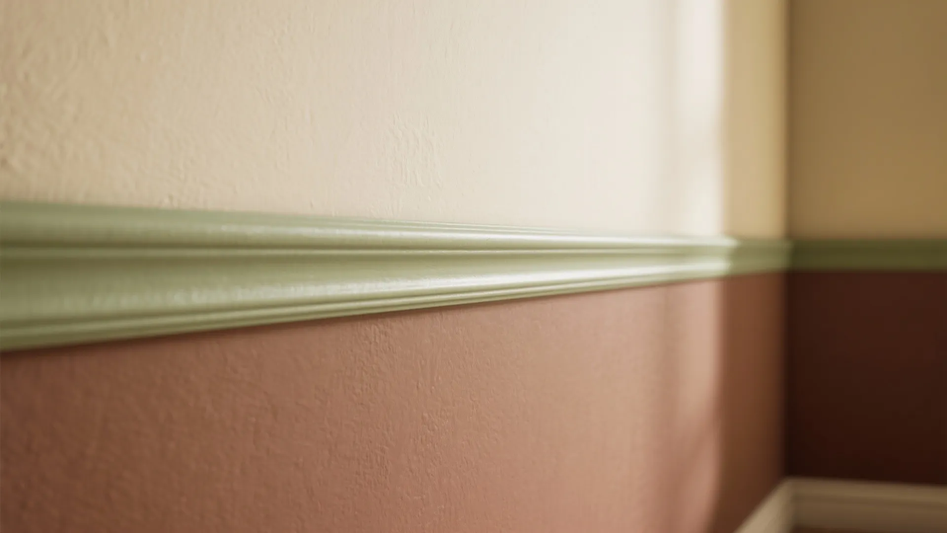 Two-Tone Walls with a Clean Dado Line