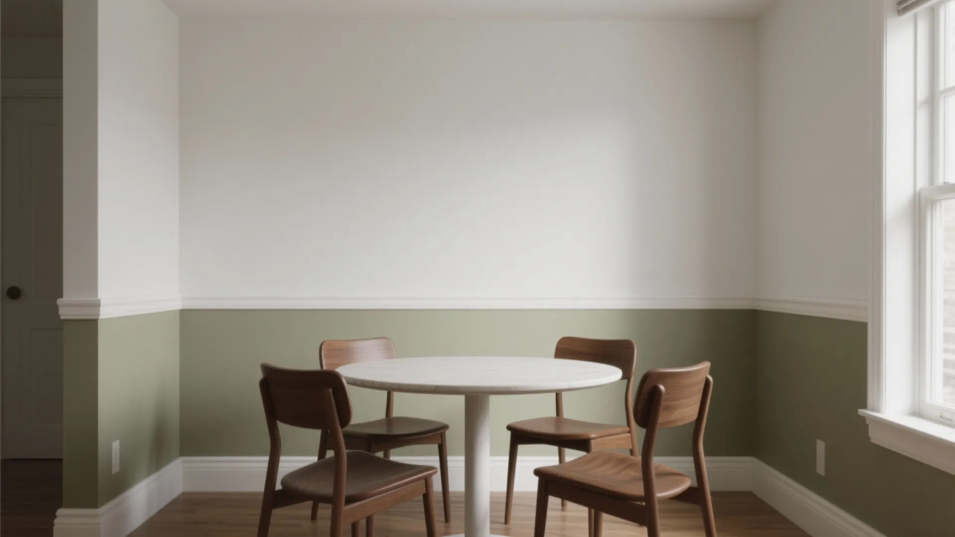 Two-Tone Balance: Upper Light, Lower Dark