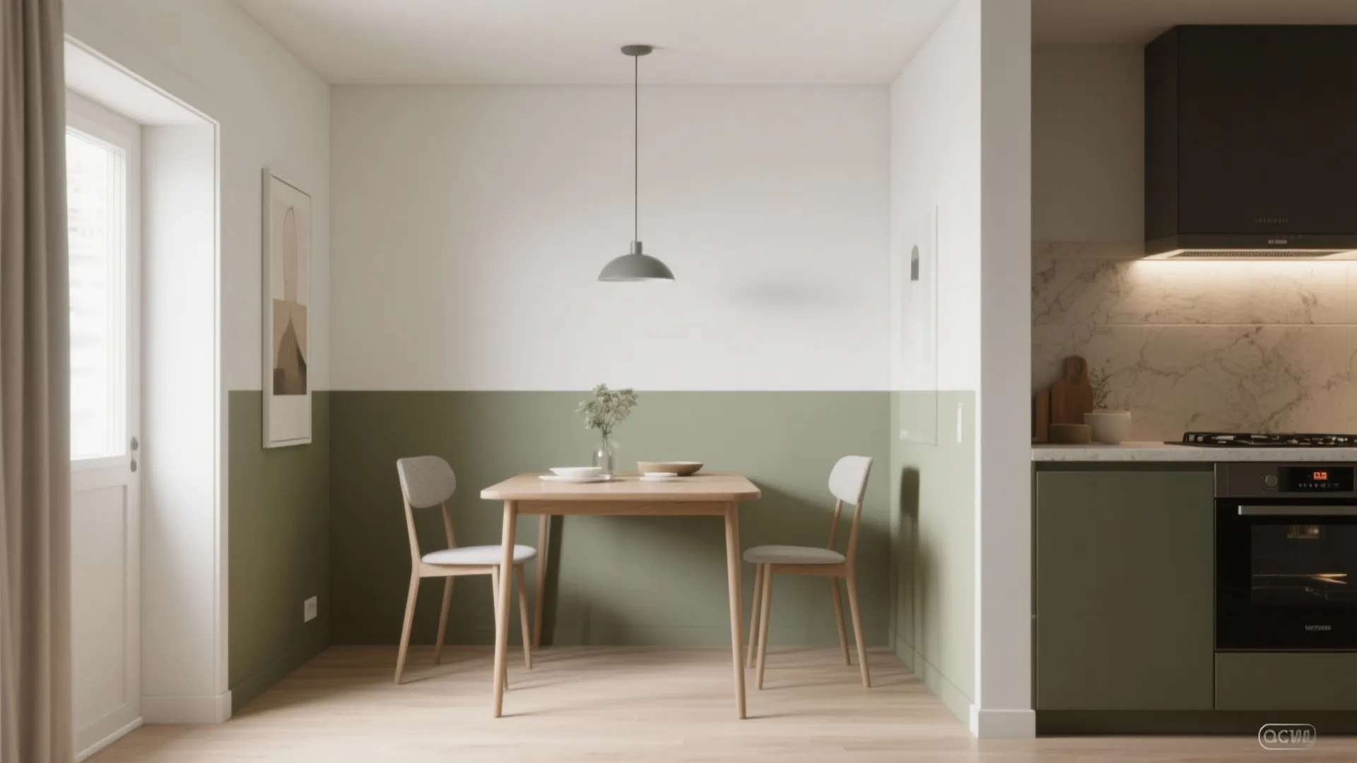 Two-Tone Walls for Visual Interest