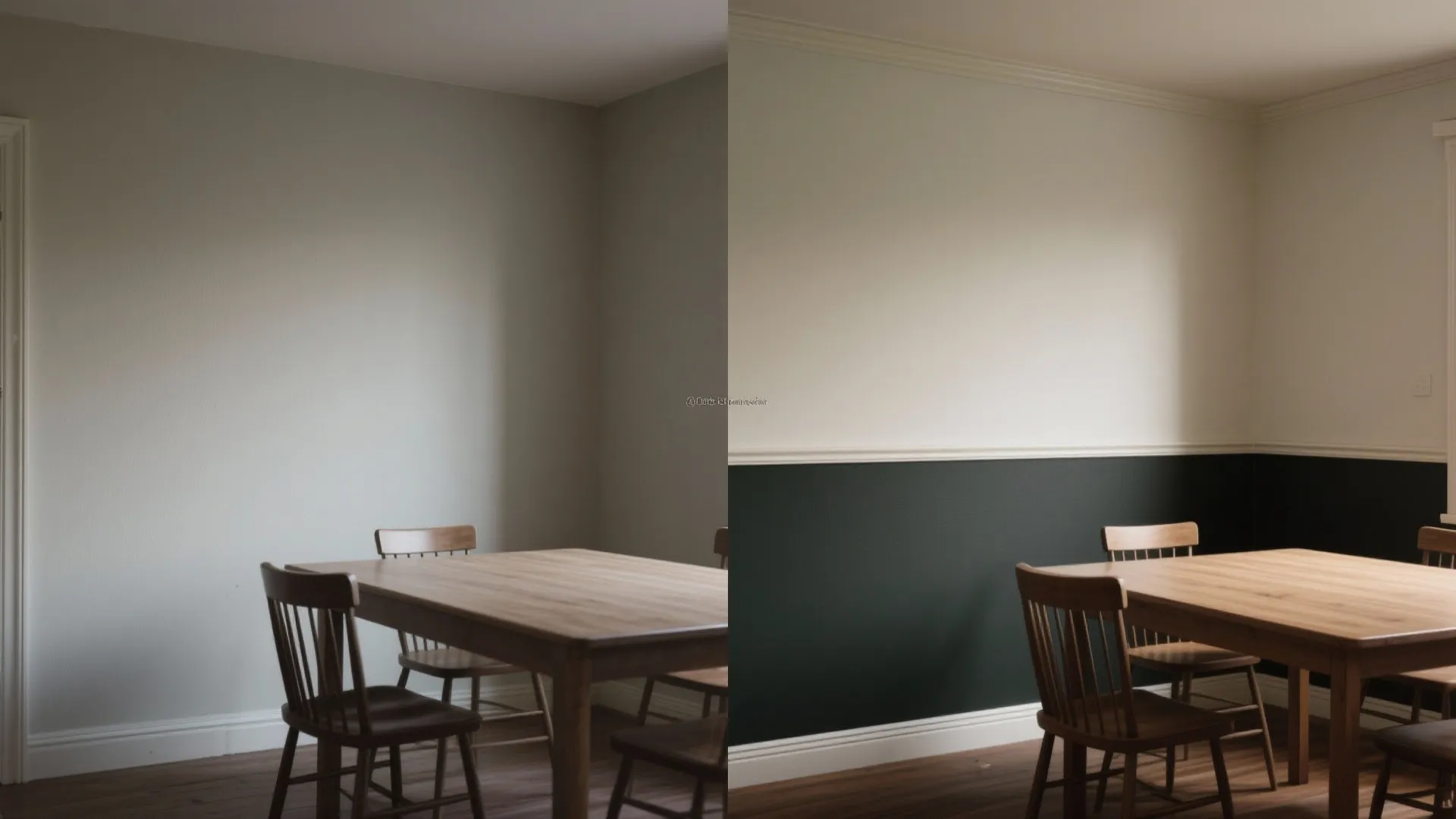 5. Playful Two-Tone: Chair Rail or Half-Painted Walls