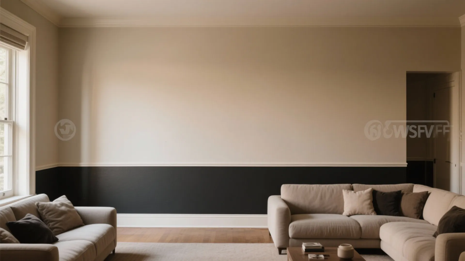 4. Two-Tone Horizontal Divide