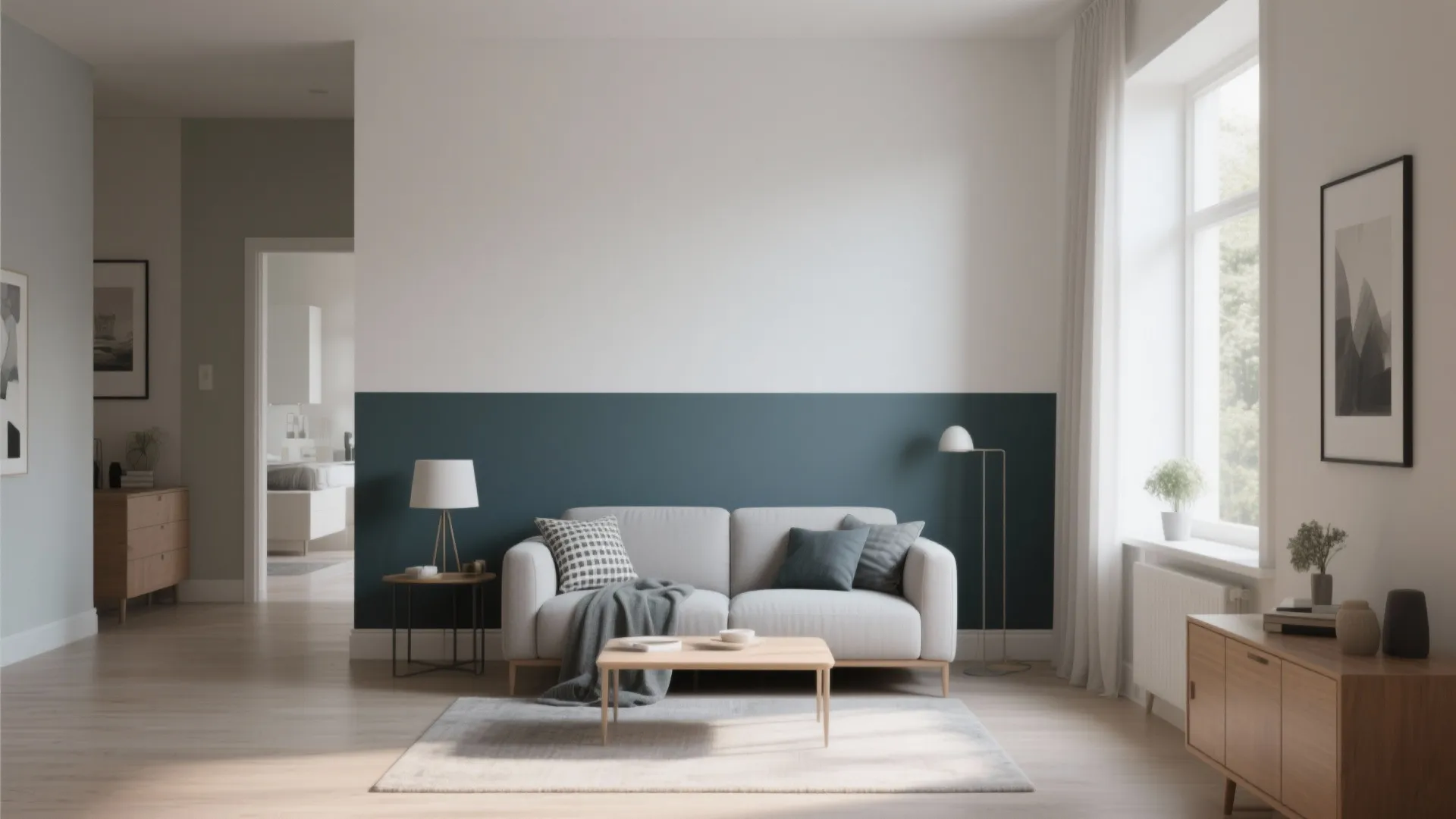 4. Painted Two-Tone Divider