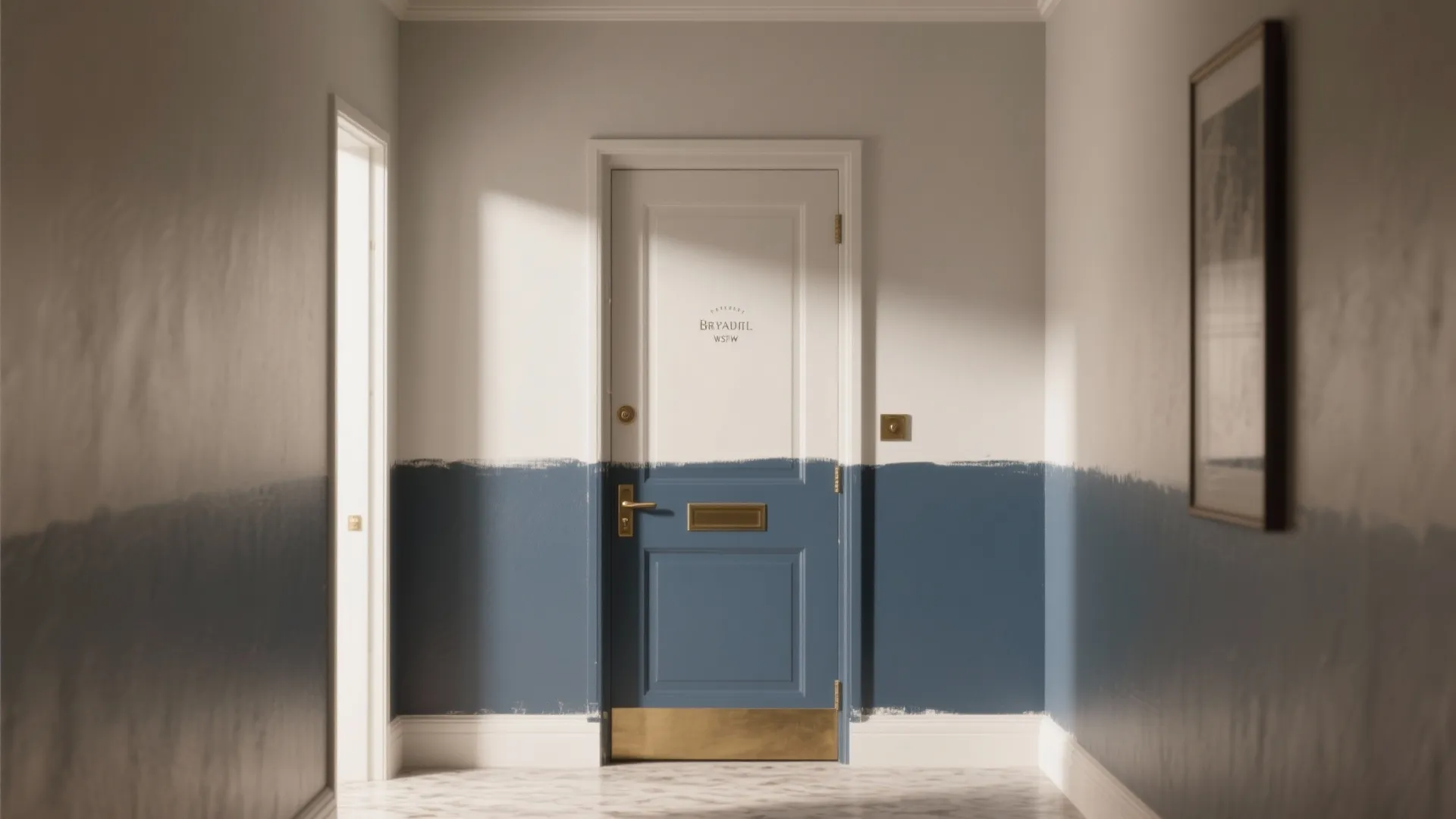 2. Two-Tone Doors — top and bottom contrast