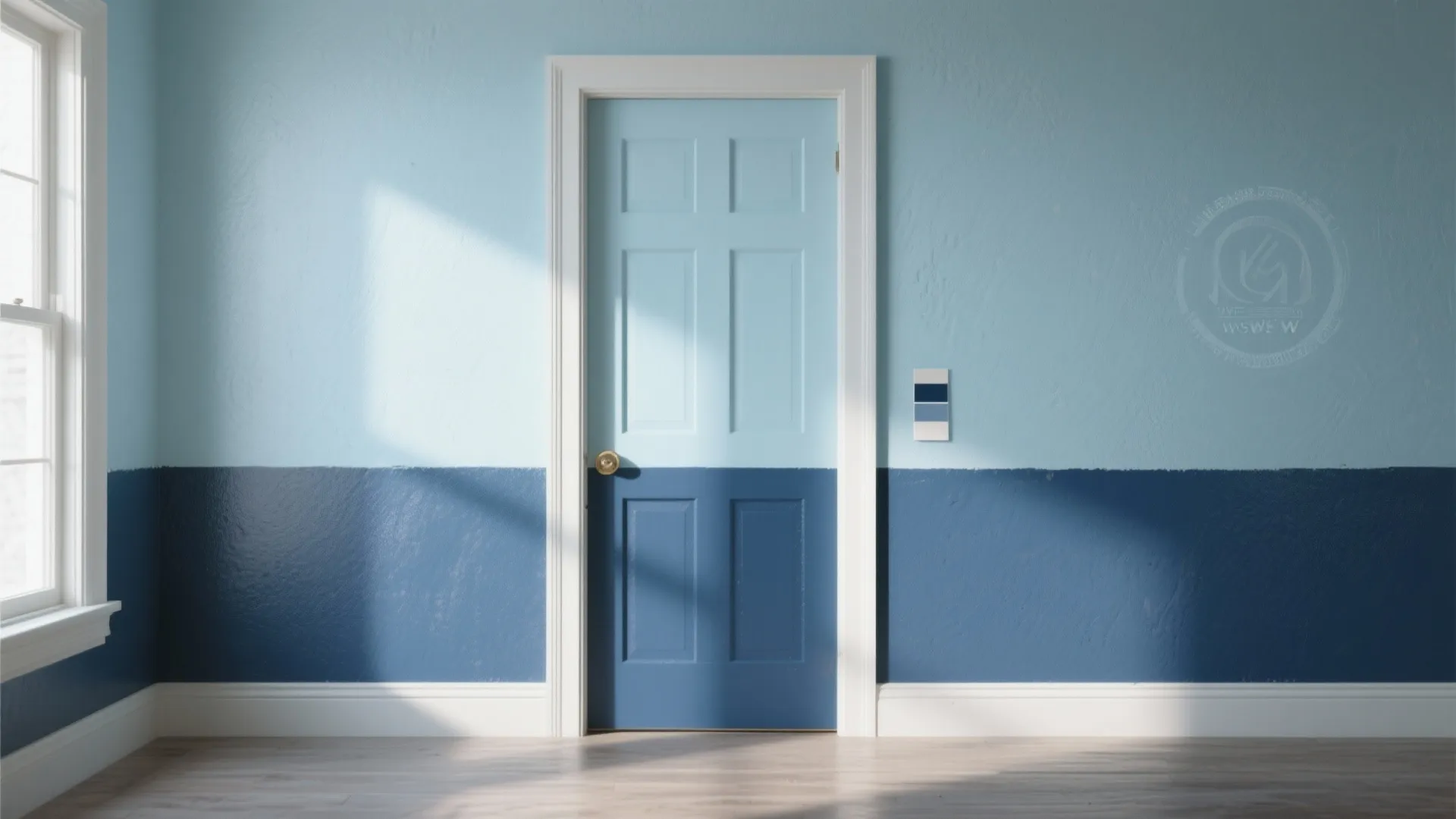 2. Two-Tone Door (Top and Bottom)