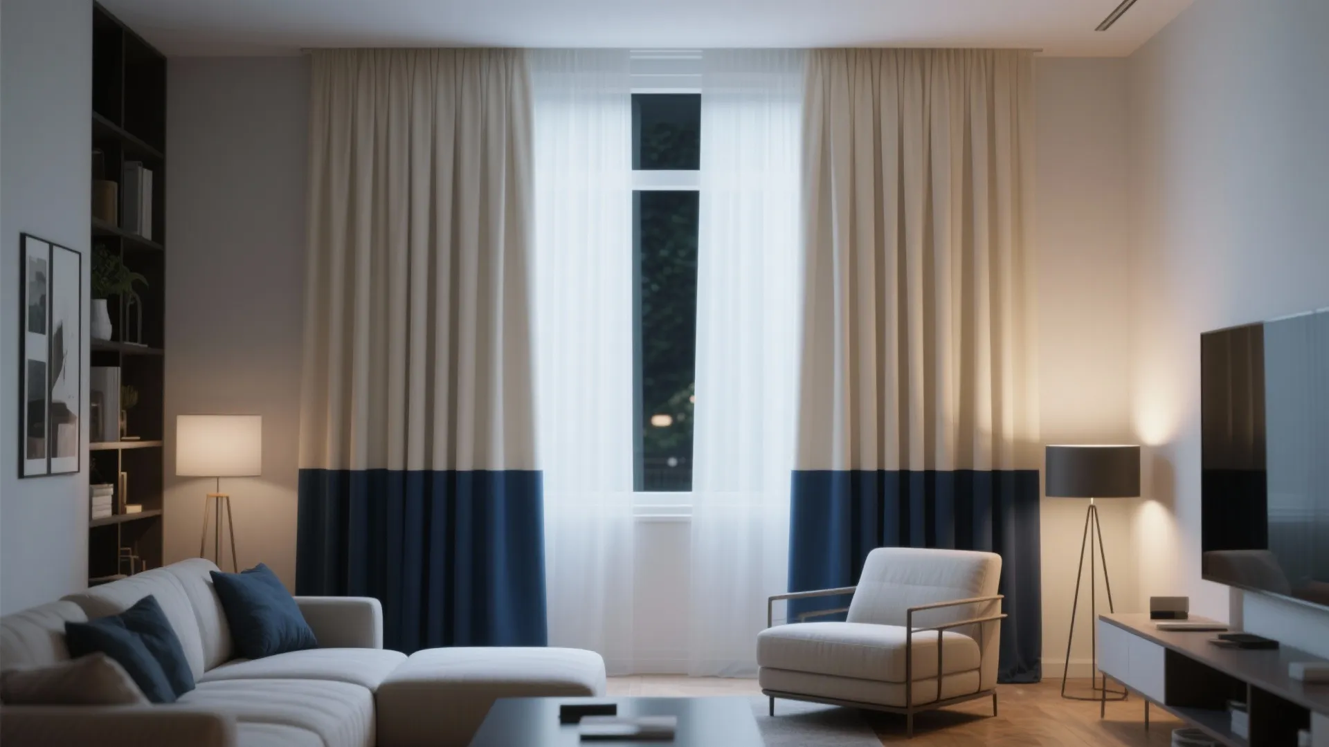 8. Two-Tone Color Blocking