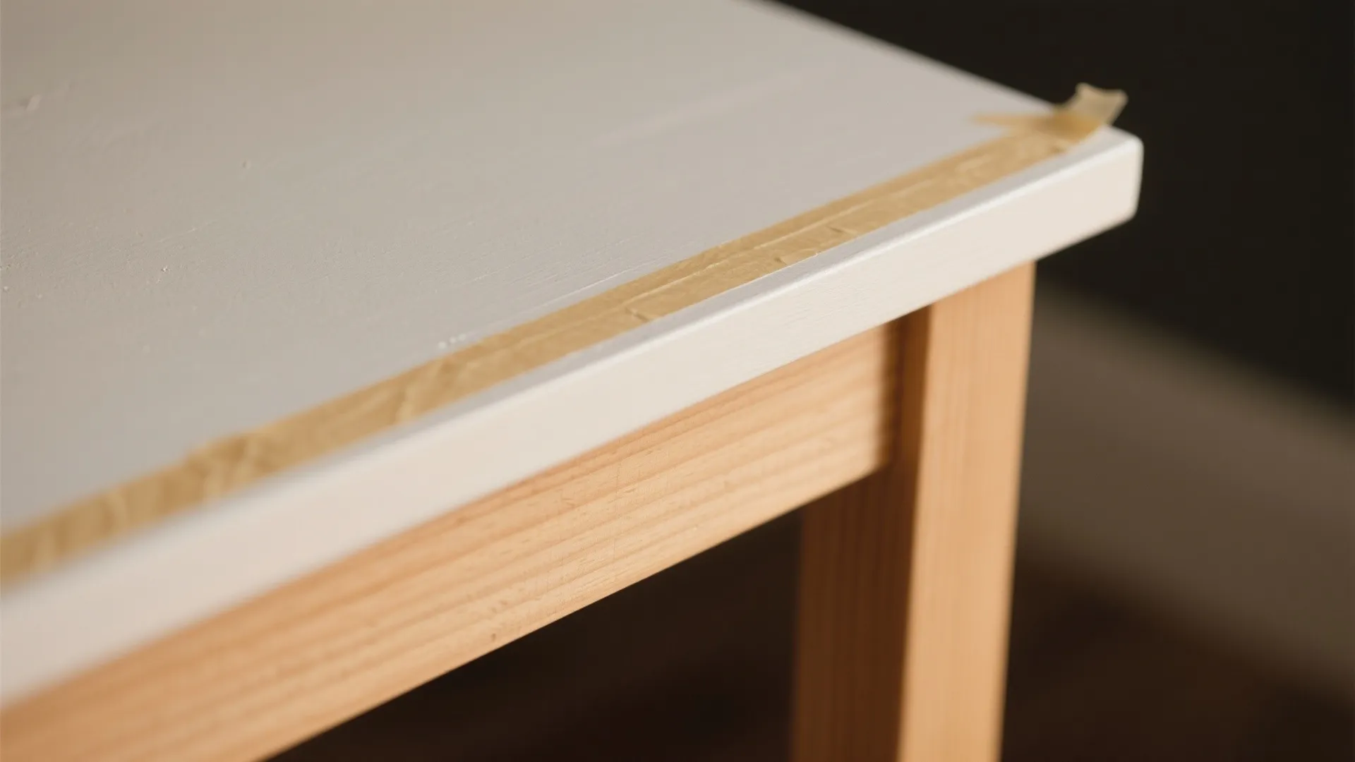 1. Two-tone edge and top